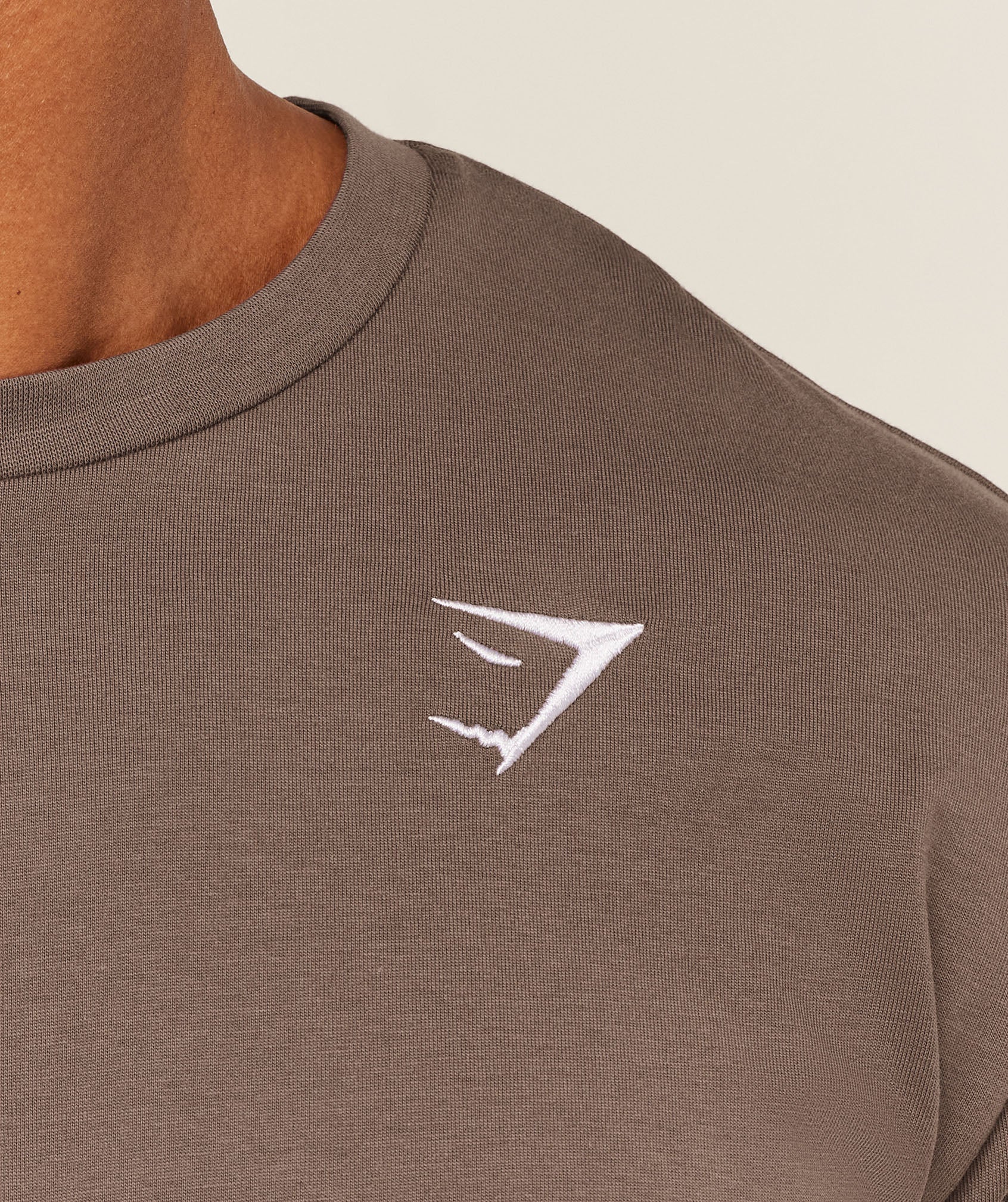 Gymshark Crest T-Shirt - Soft Brown