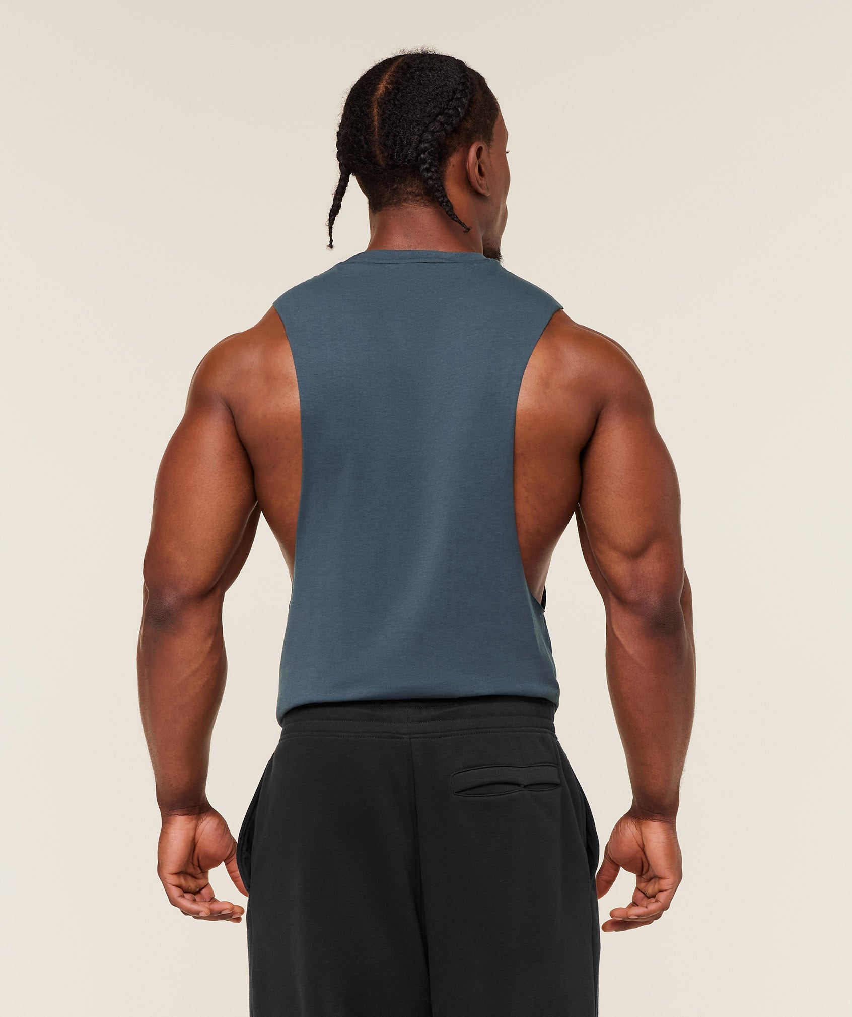 Gymshark Critical 2.0 Drop Arm Tank - GS Stealth Blue