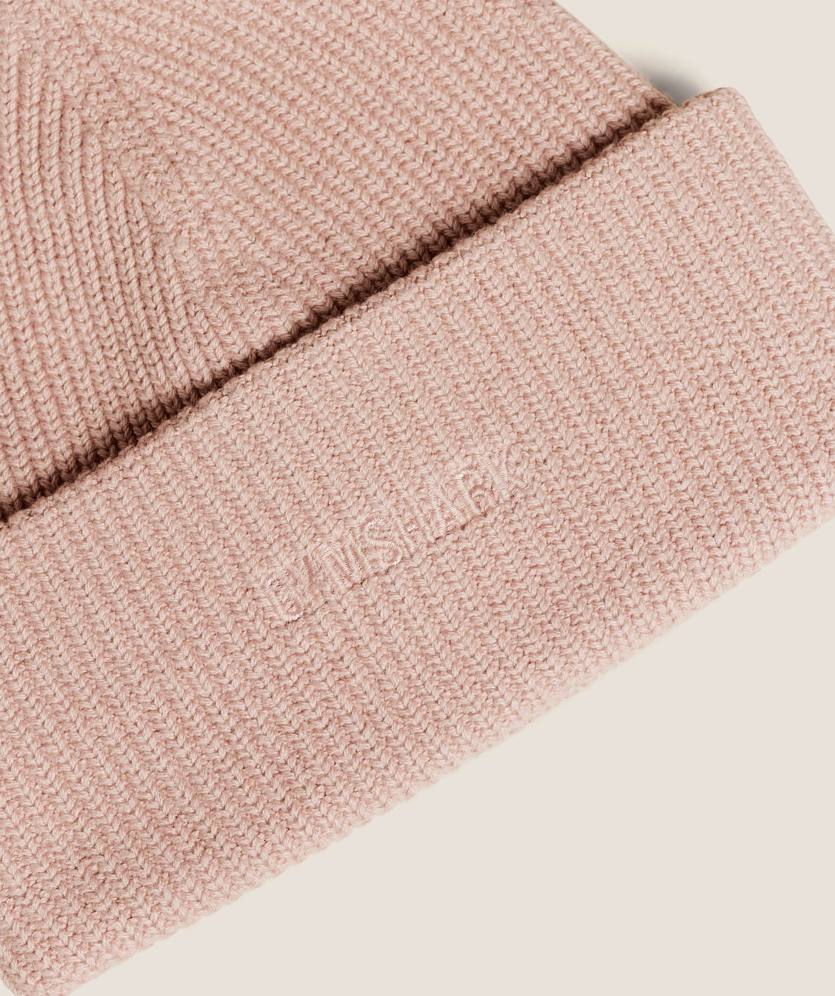 Gymshark Deep Knit Beanie - Muted Pink
