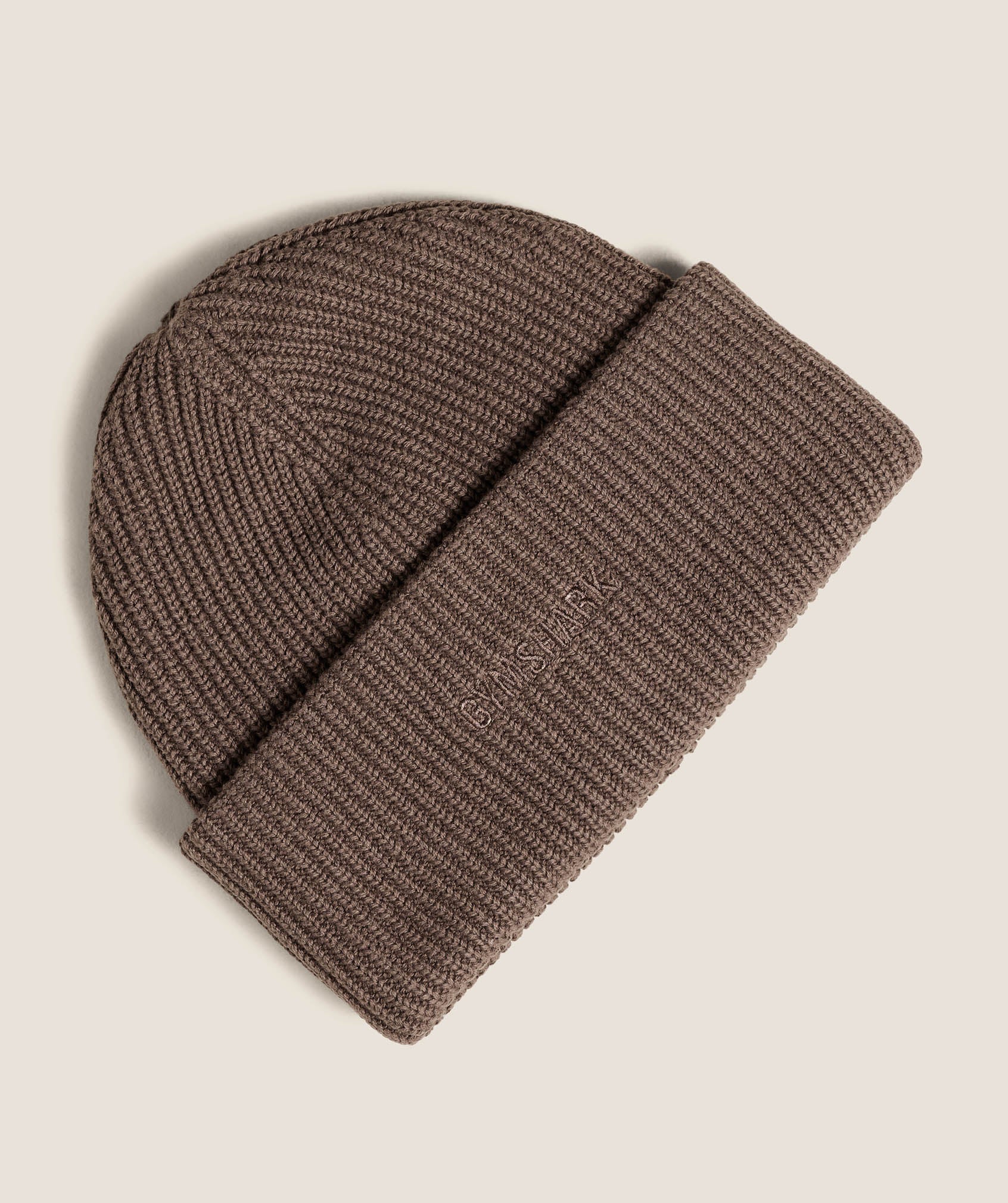 Gymshark Deep Knit Beanie - Walnut Brown