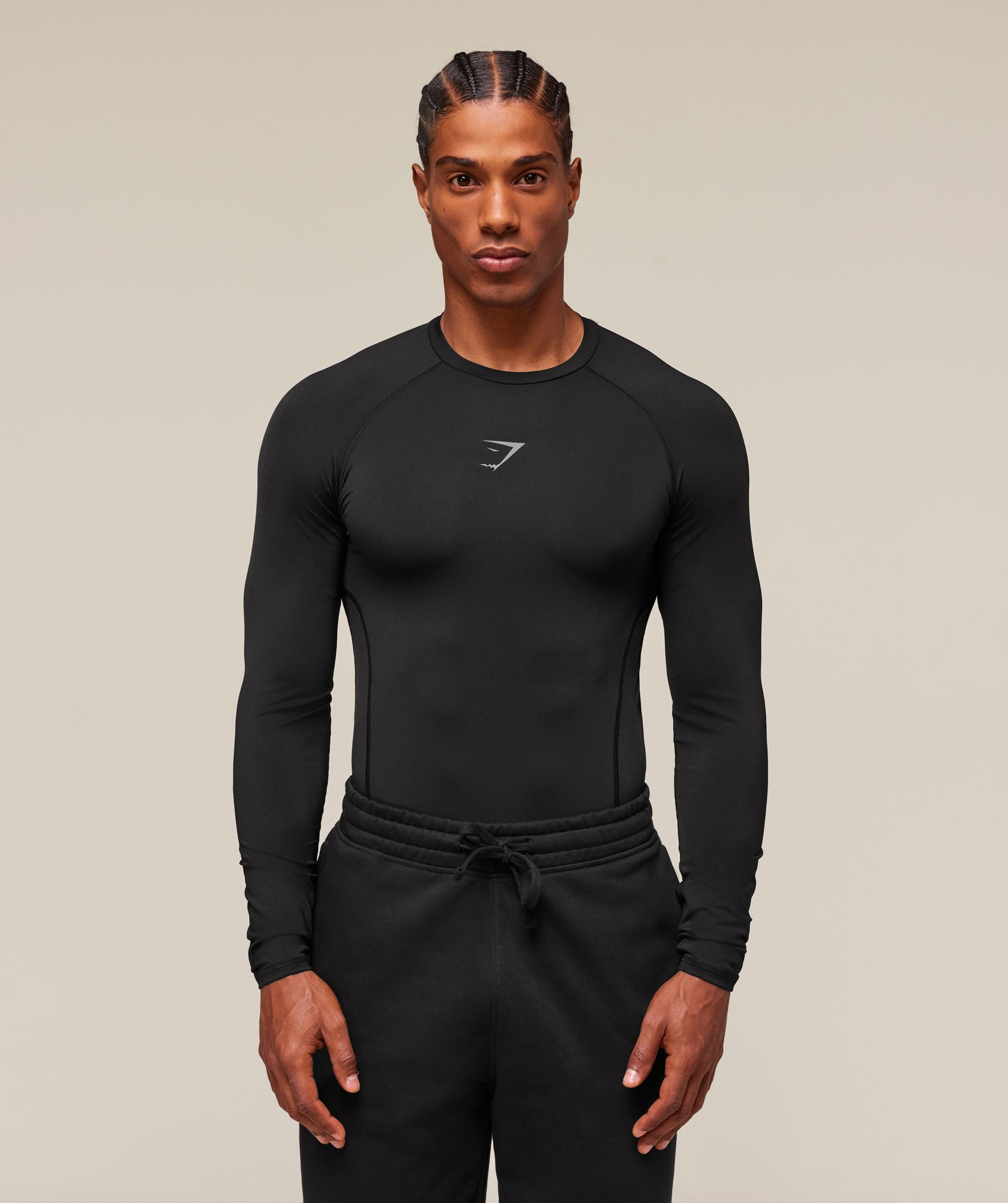 Gymshark Element Baselayer Long Sleeve T-Shirt - Black