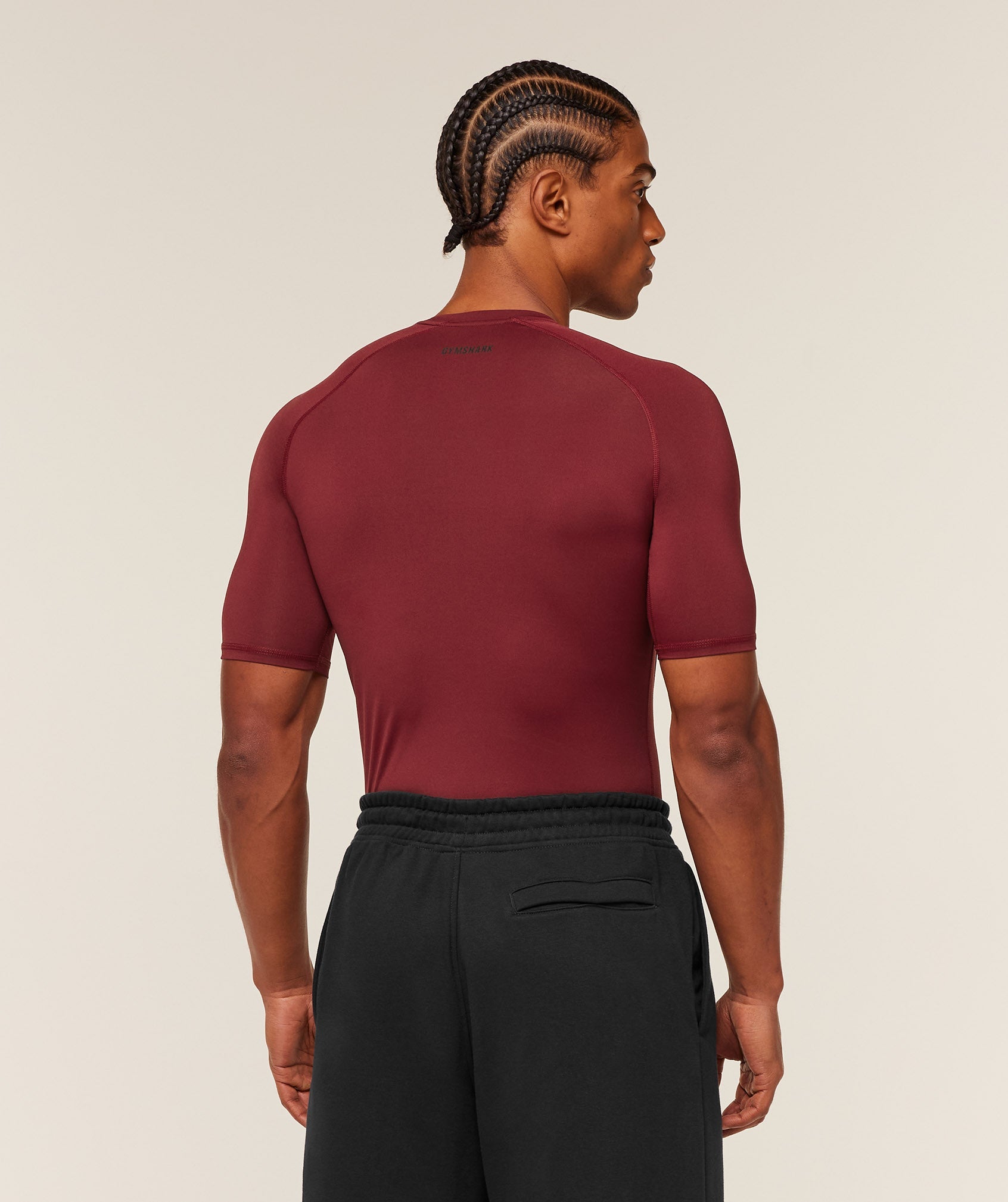 Gymshark Element Baselayer T-Shirt - Sets Red