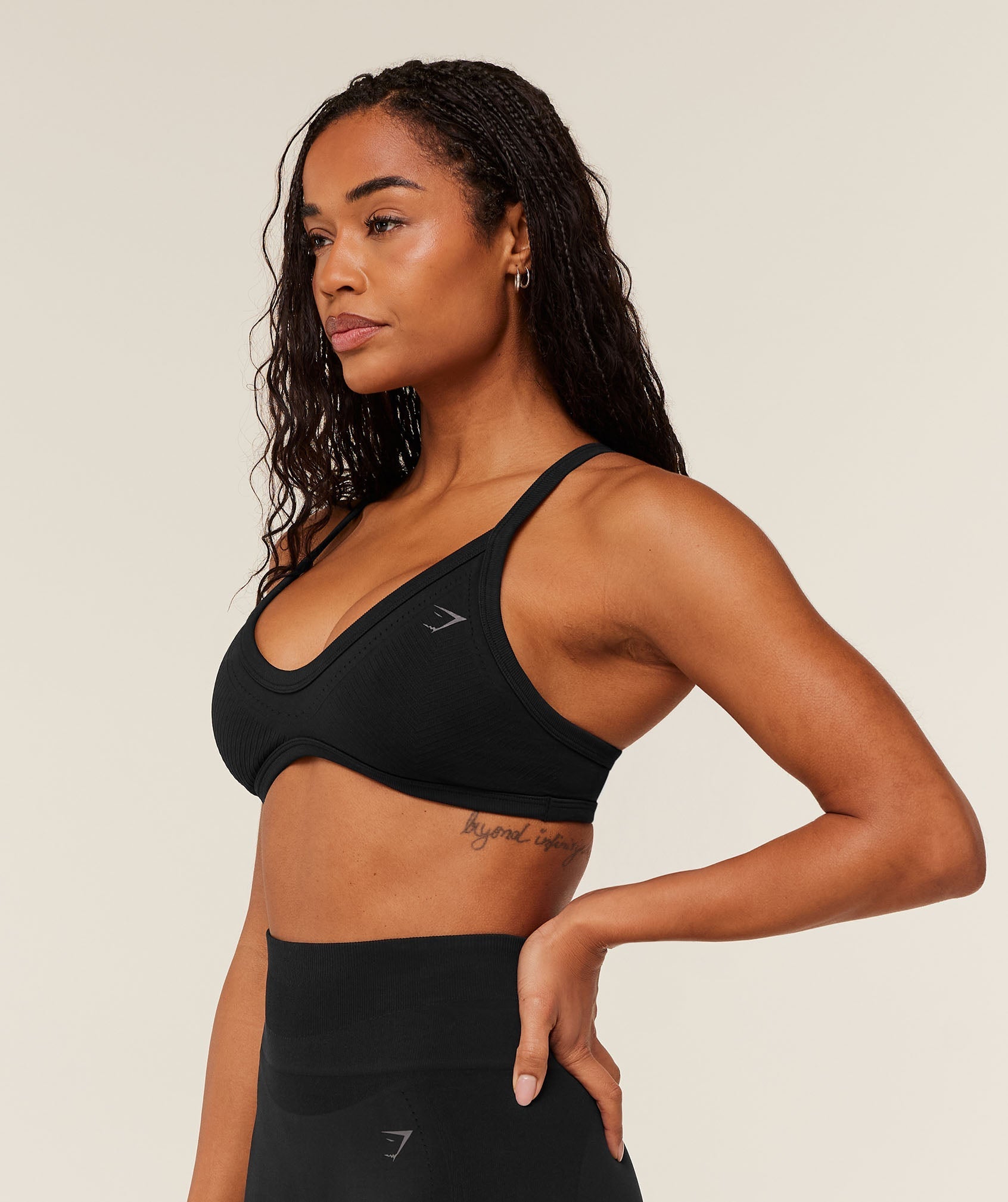 Gymshark Energise Seamless Sports Bra - Black