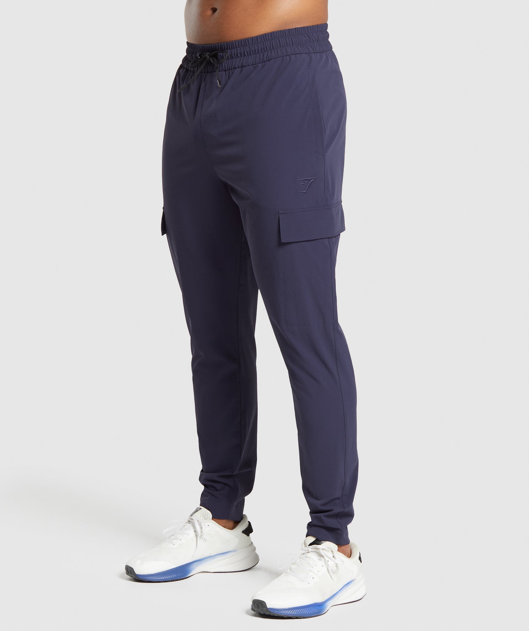 Gymshark Stretch Woven Cargo Pants - Heavy Blue