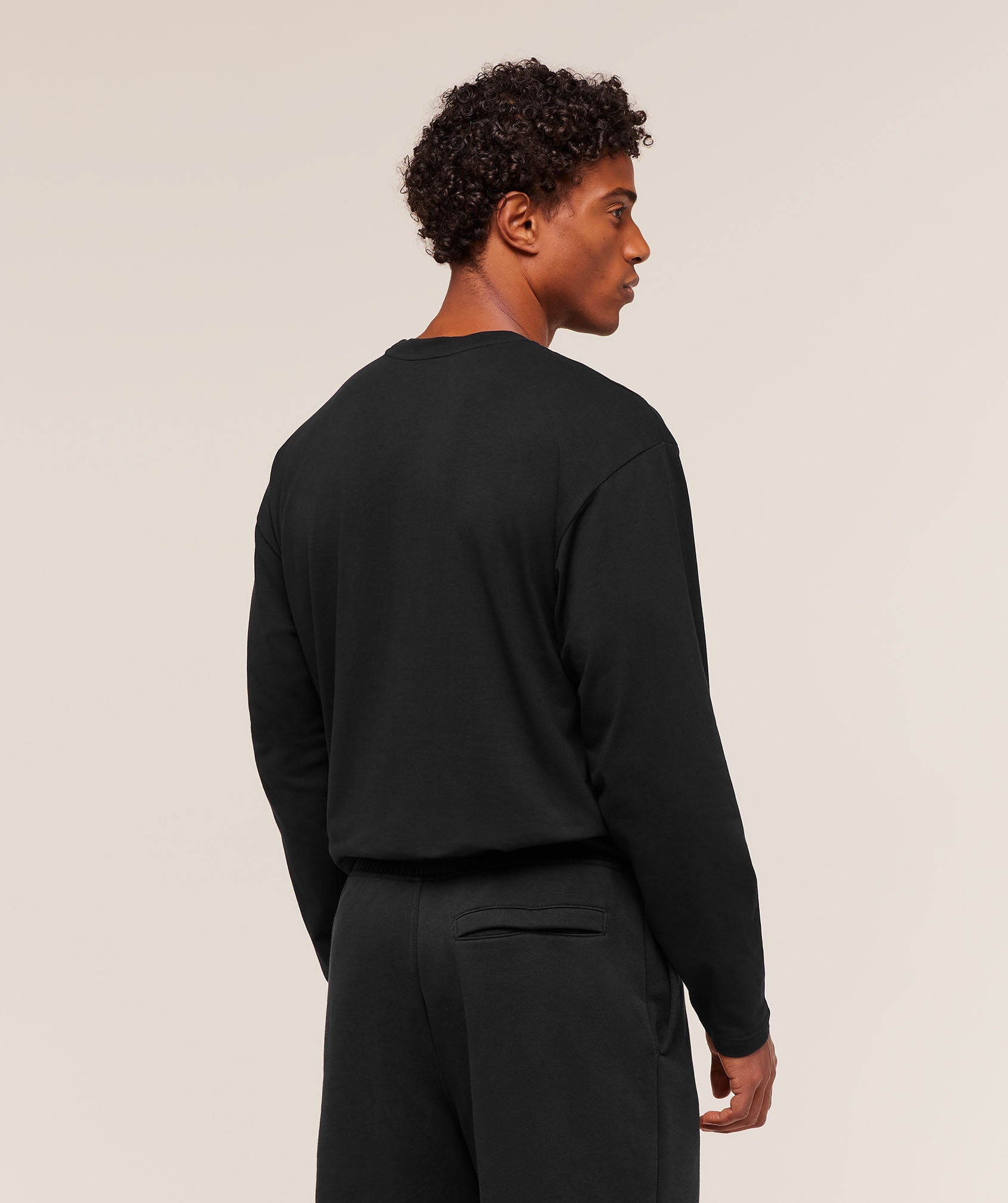 Gymshark Essential Oversized Long Sleeve T-Shirt - Black