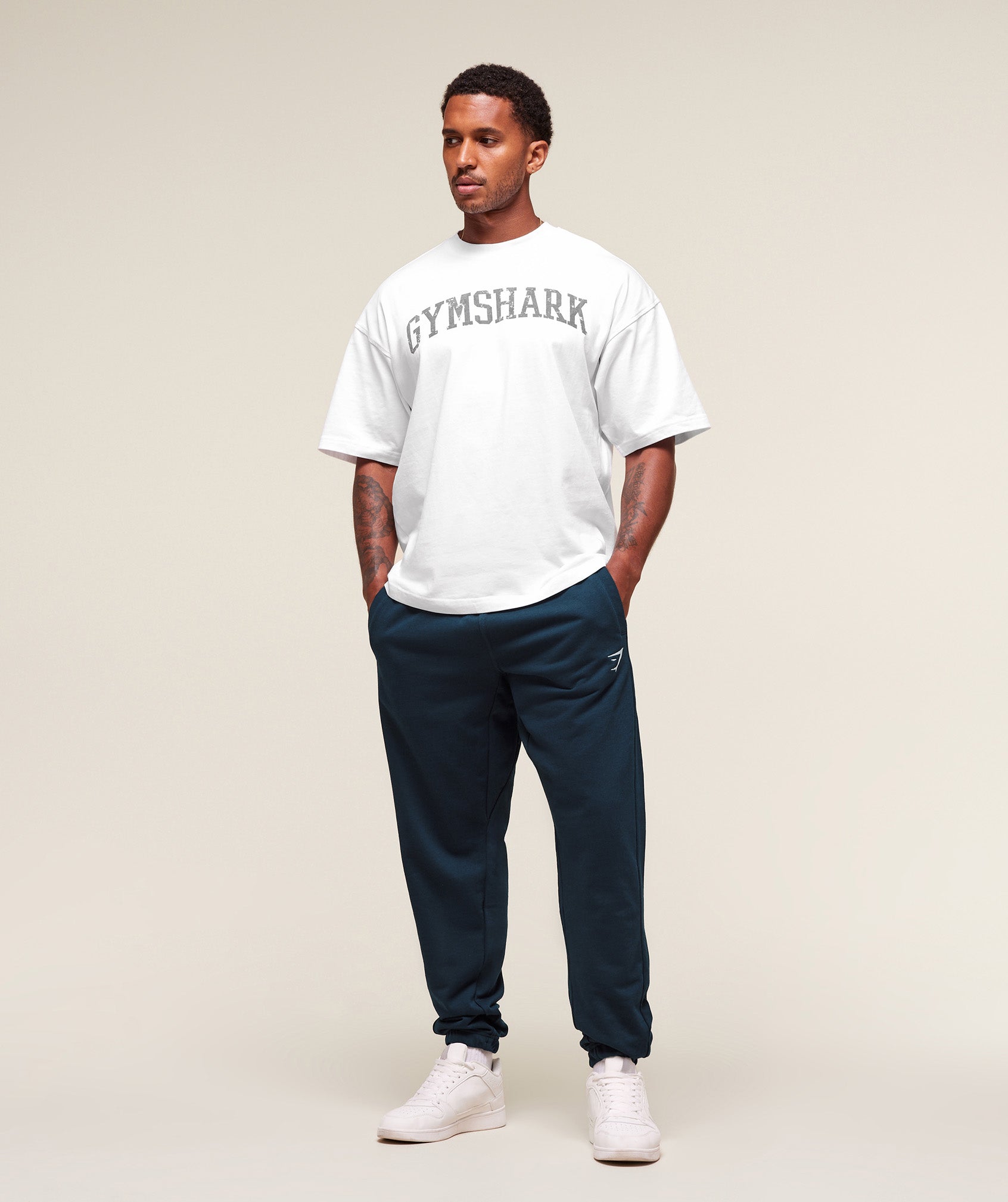 Gymshark Essential Oversized Joggers - Navy