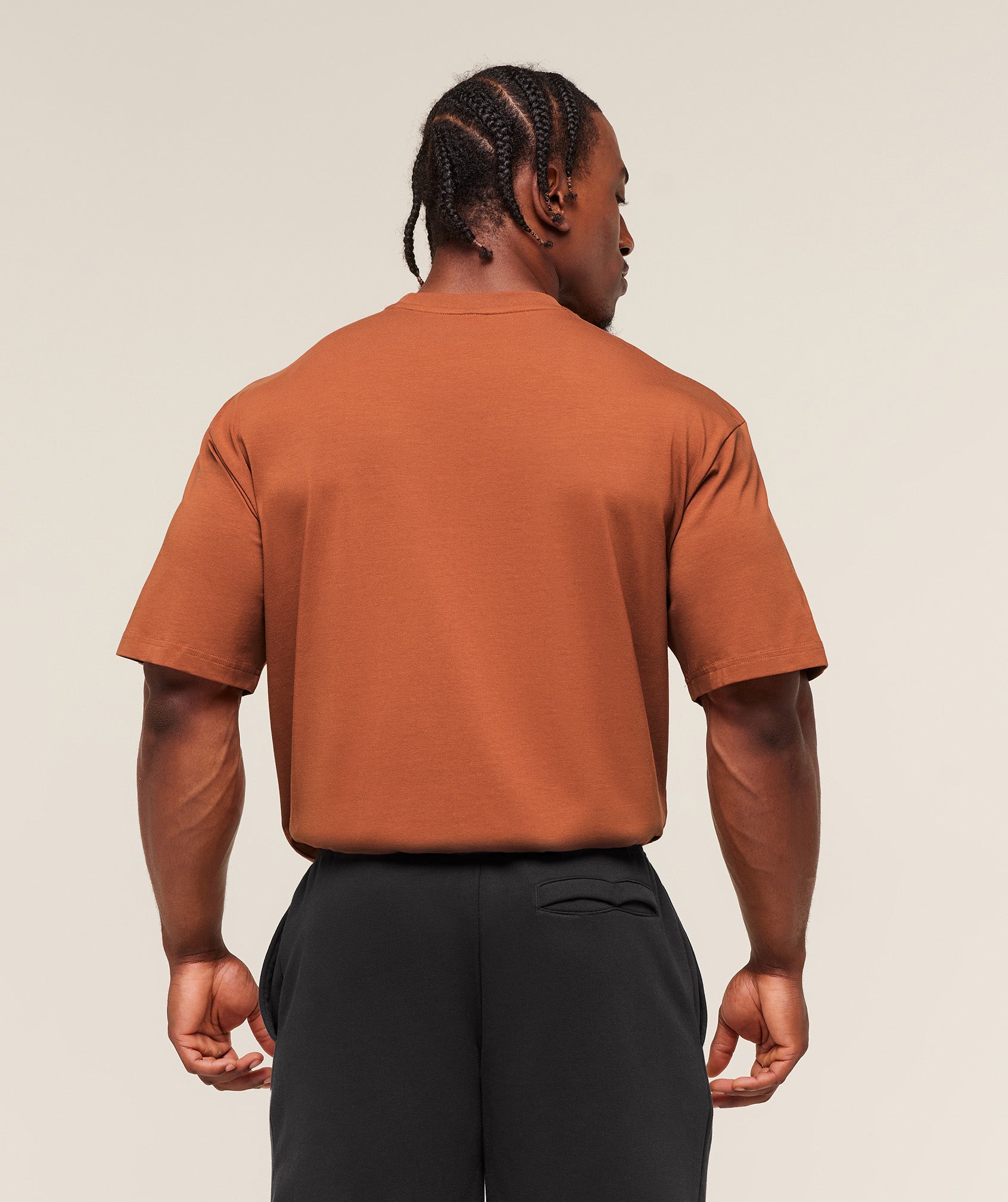 Gymshark Essential Oversized T-Shirt - Spiced Brown