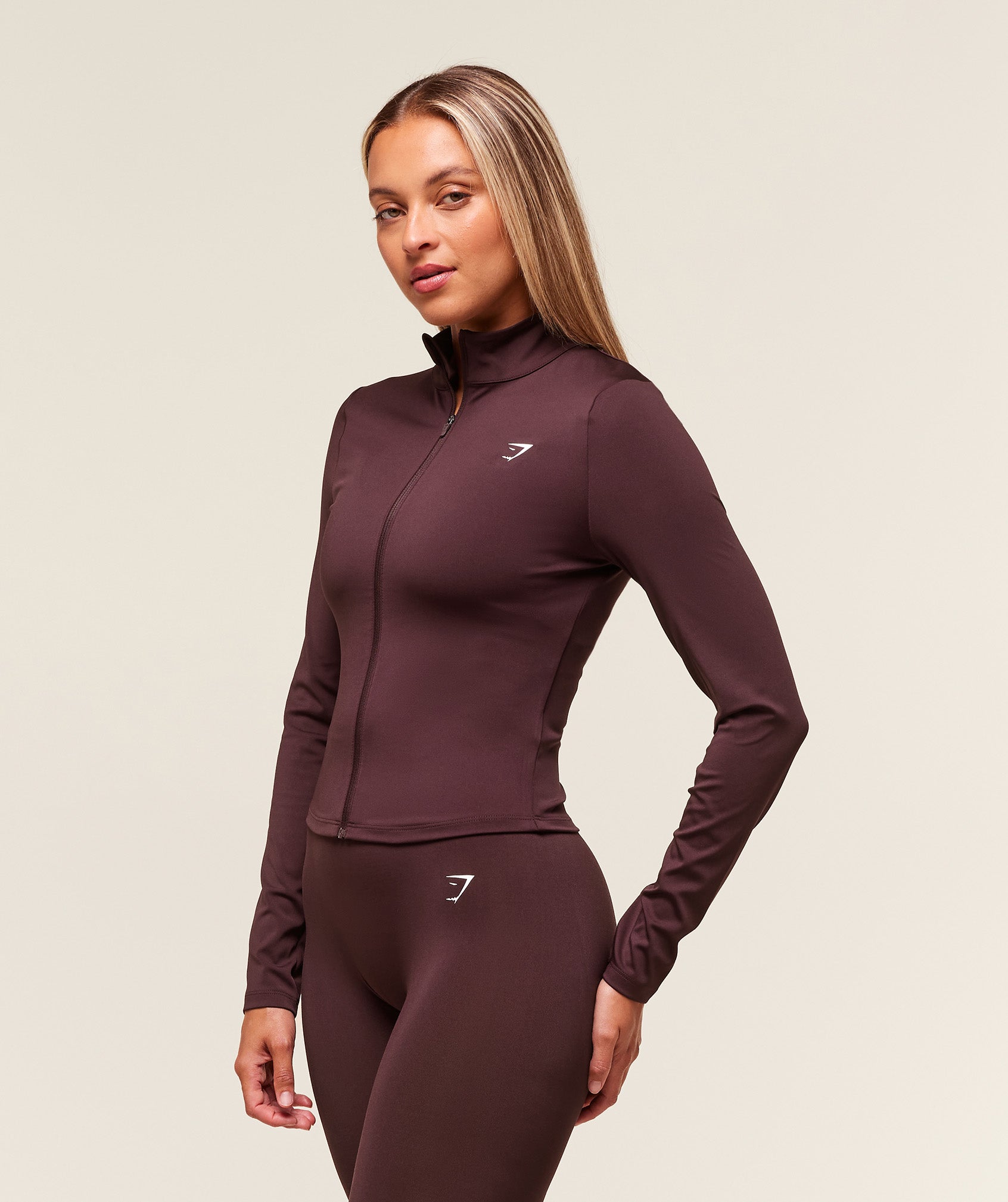 Gymshark Training Zip Up Jacket - Cherry Purple