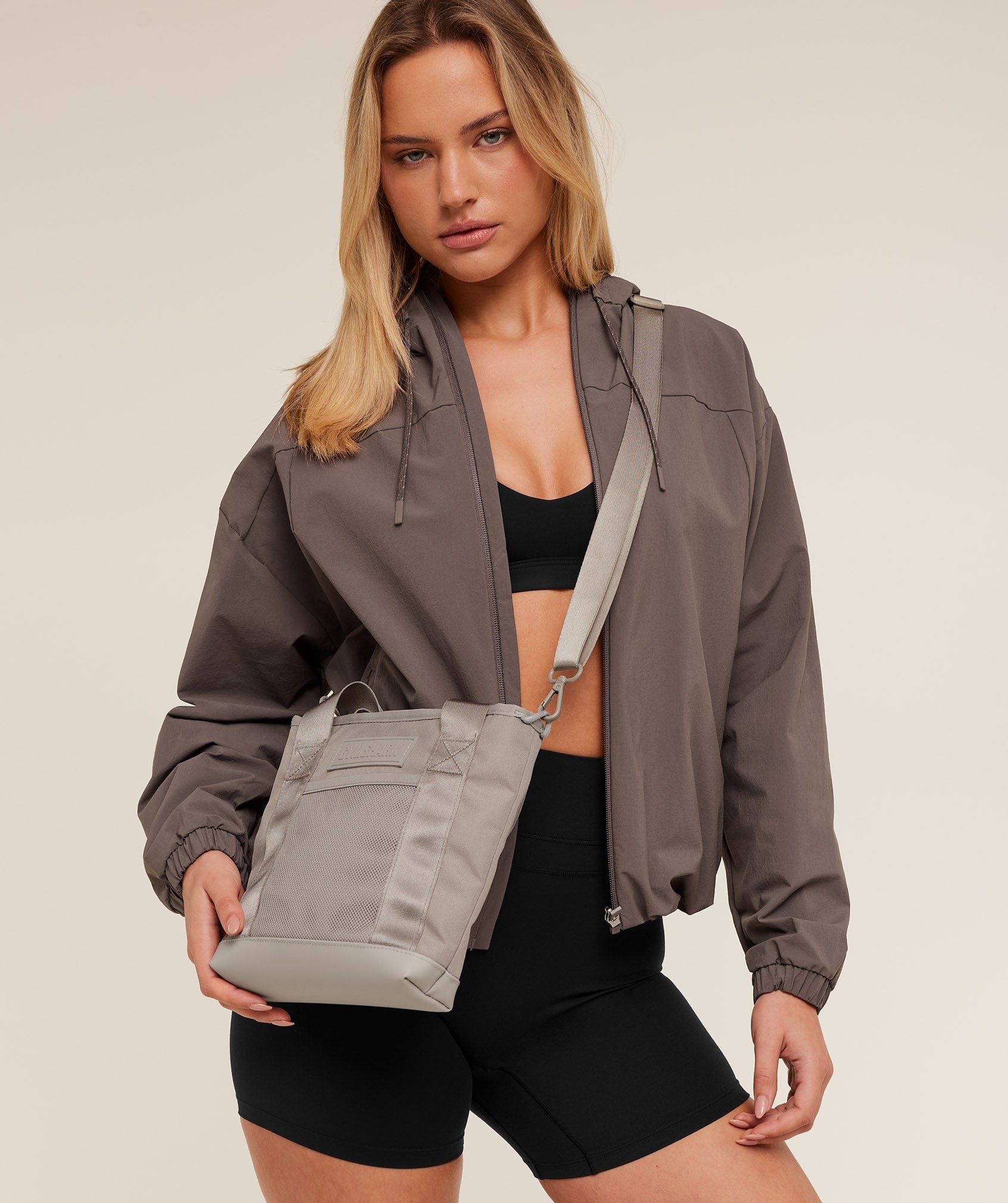 Gymshark Everyday Mini Tote Bag - Mushroom Grey