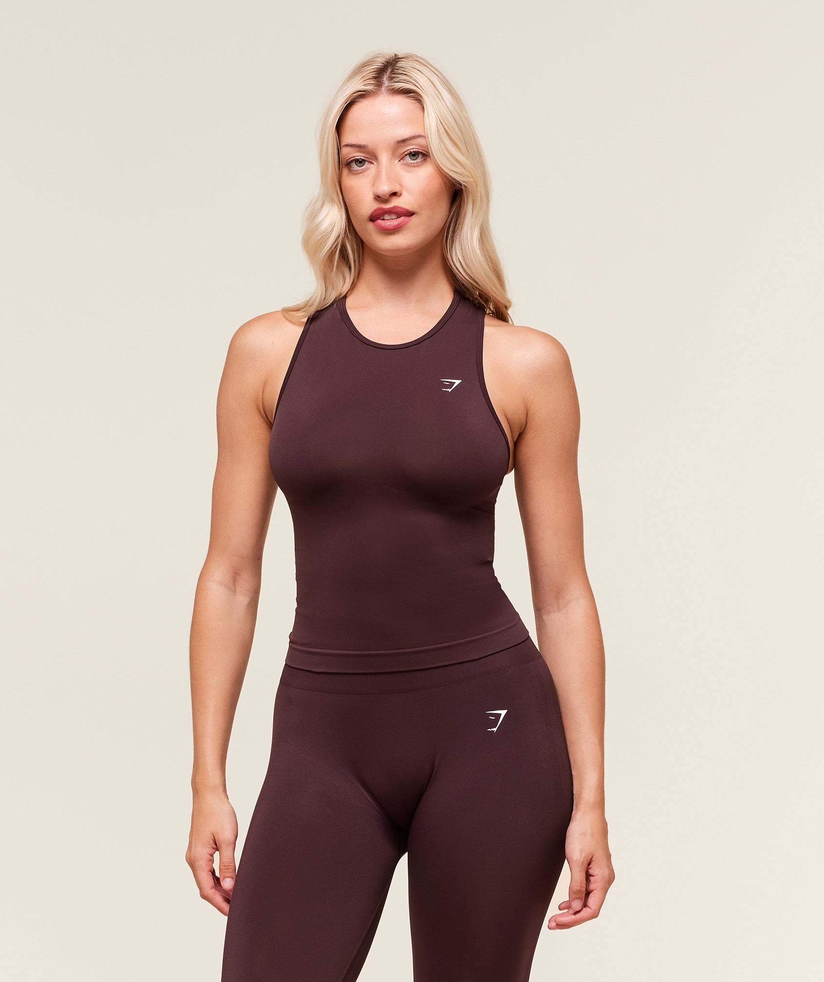 Gymshark Everyday Seamless Tight Fit Tank - Cherry Purple