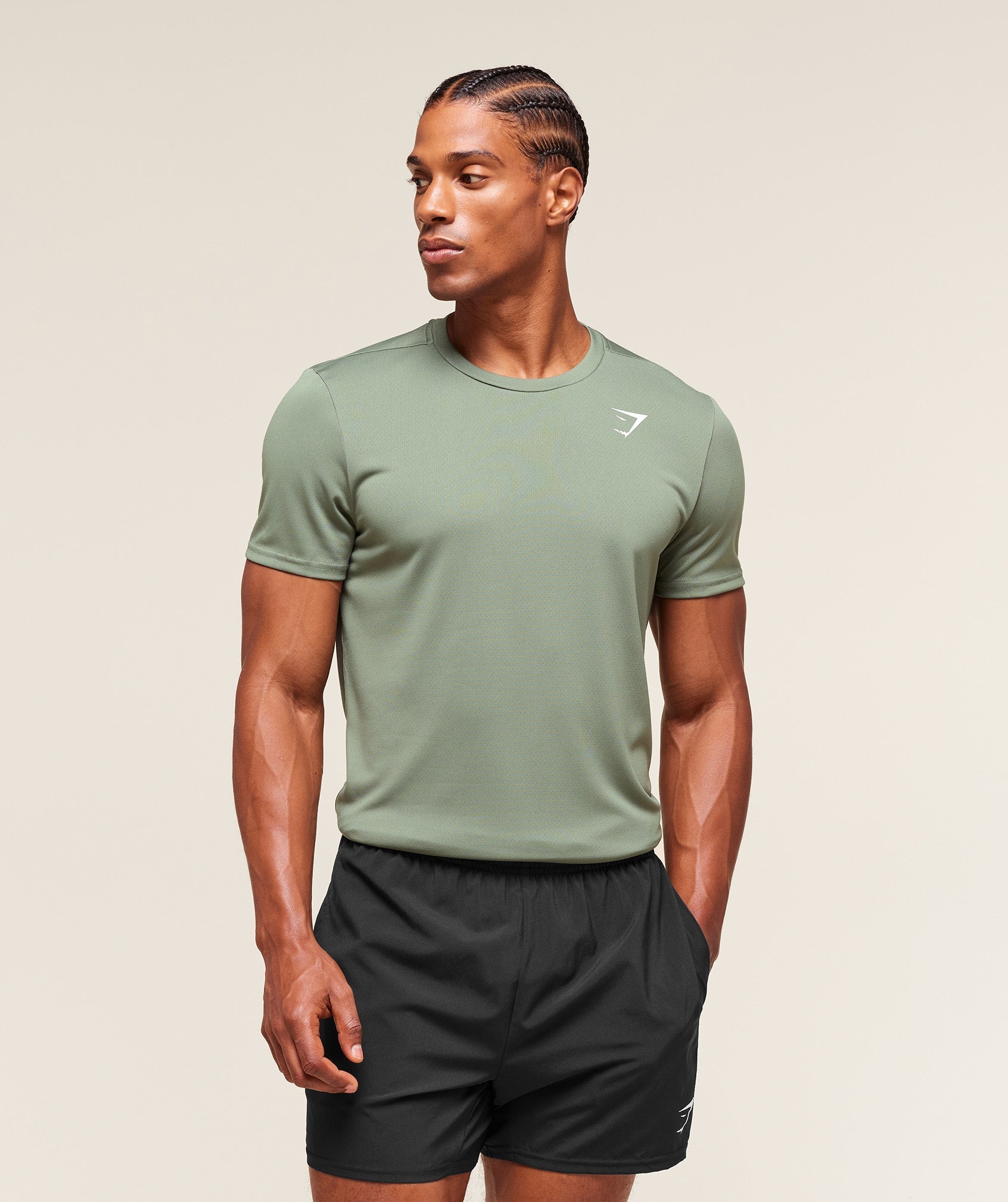 Gymshark Everyday Performance T-Shirt 2 Pack - Unit Green/Black