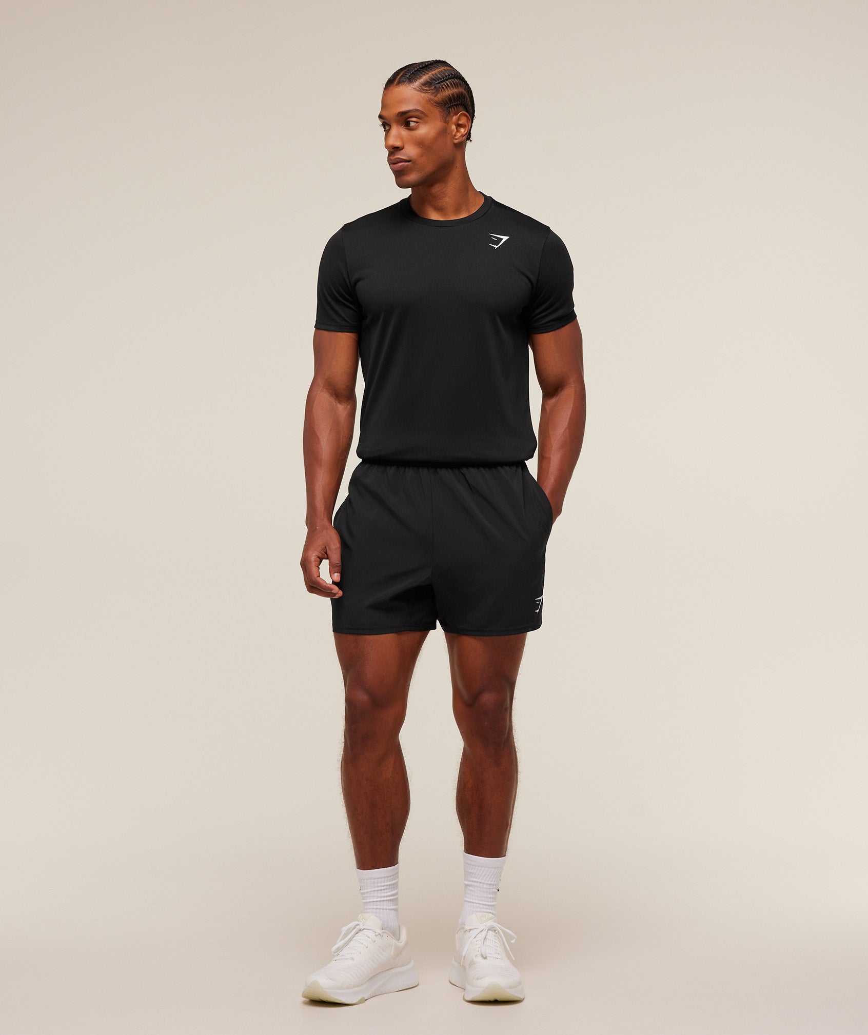 Gymshark Everyday Performance T-Shirt 2 Pack - White/Black