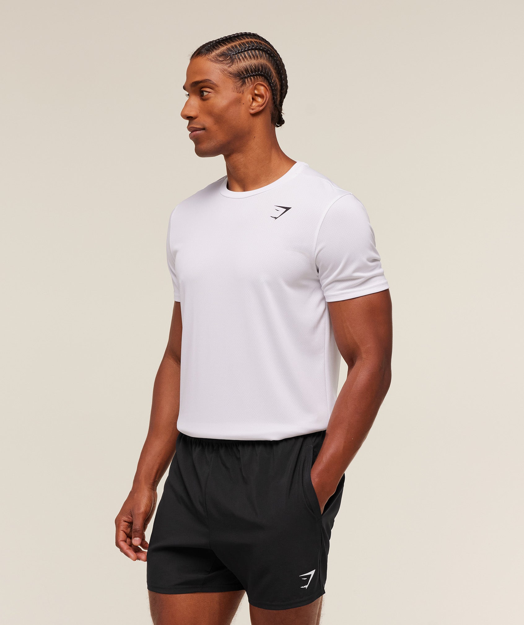 Gymshark Everyday Performance T-Shirt 2 Pack - White/Black
