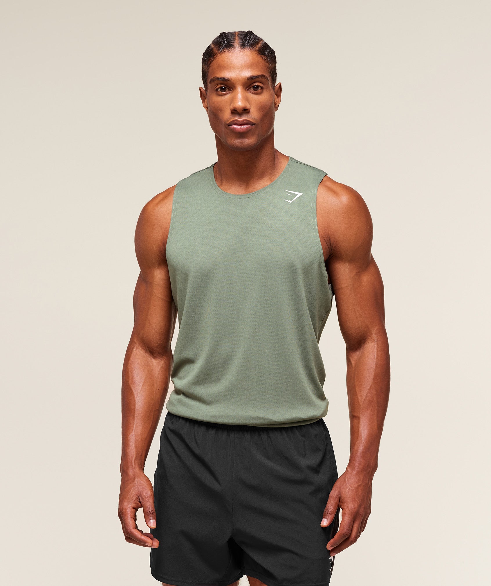 Gymshark Everyday Performance Tank 2 Pack - Unit Green/Black