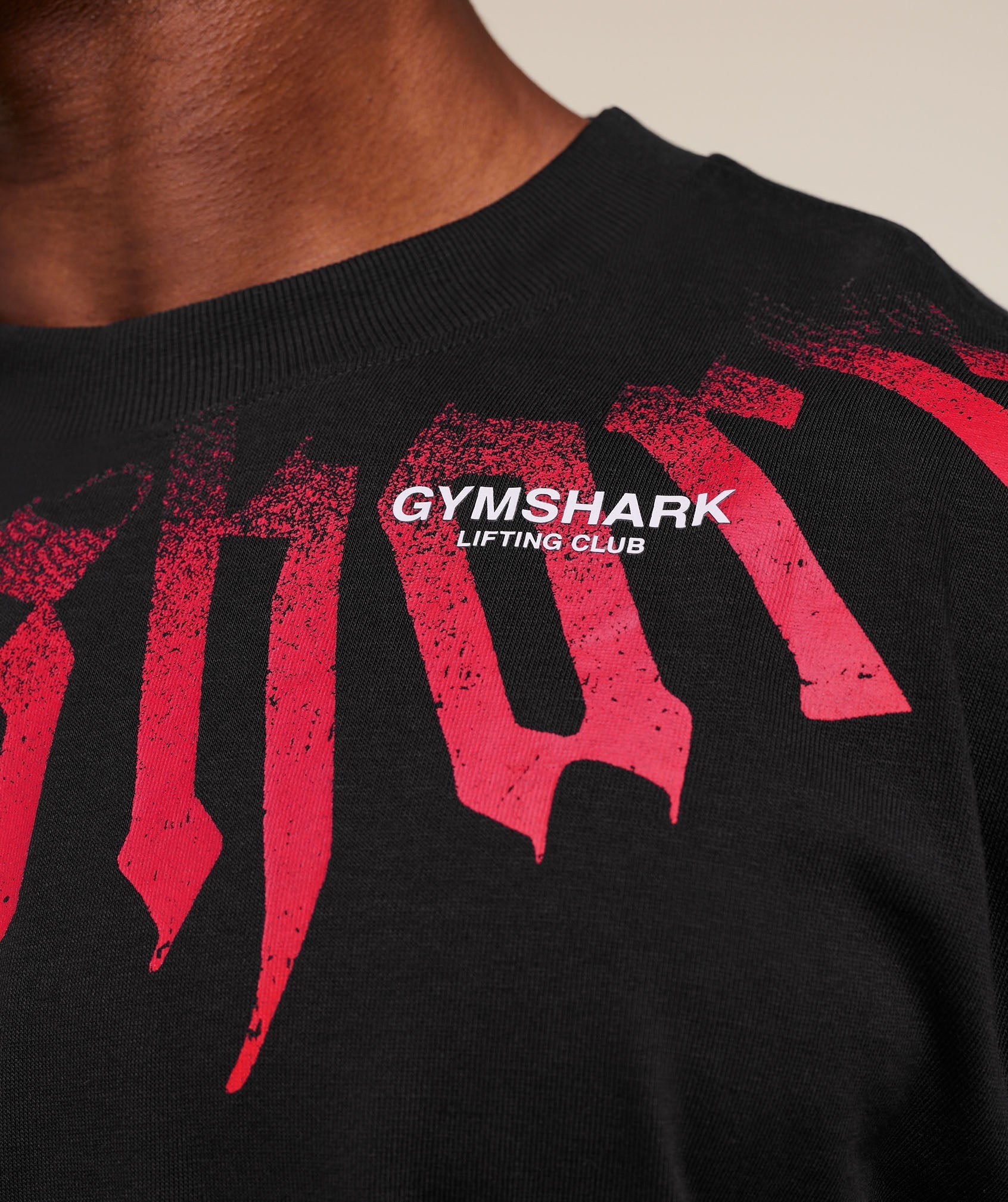 Gymshark Fade Graphic T-Shirt - GS Black