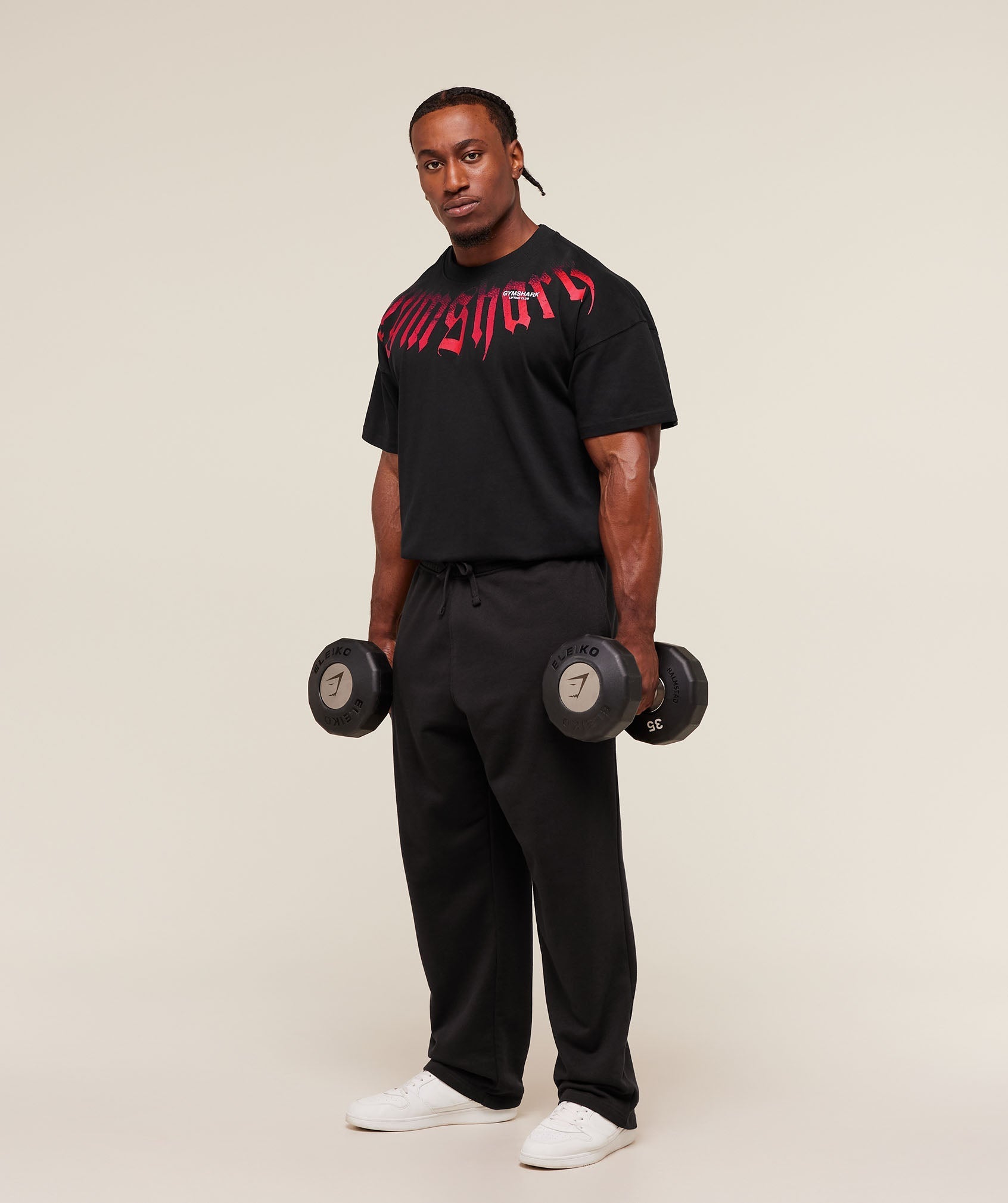 Gymshark Fade Graphic T-Shirt - GS Black