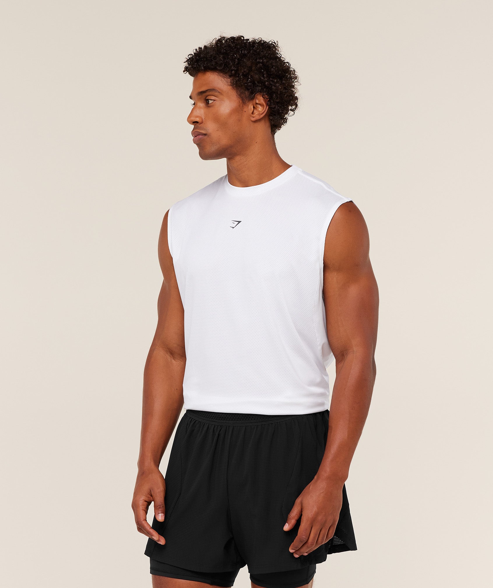 Gymshark Find Your Speed Tank - White