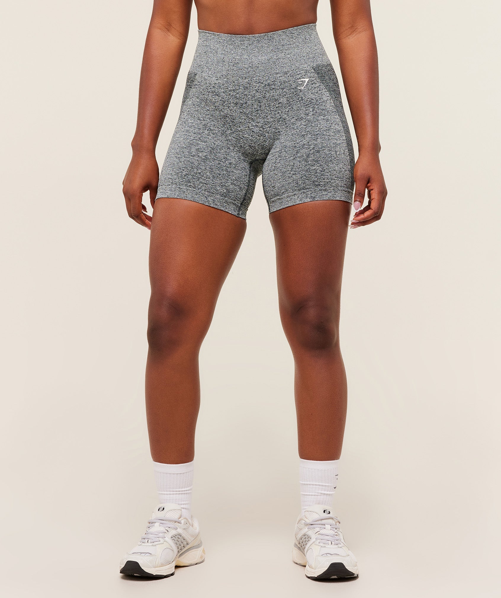 Gymshark Flex Shorts - Deep Petrol Blue/White Marl