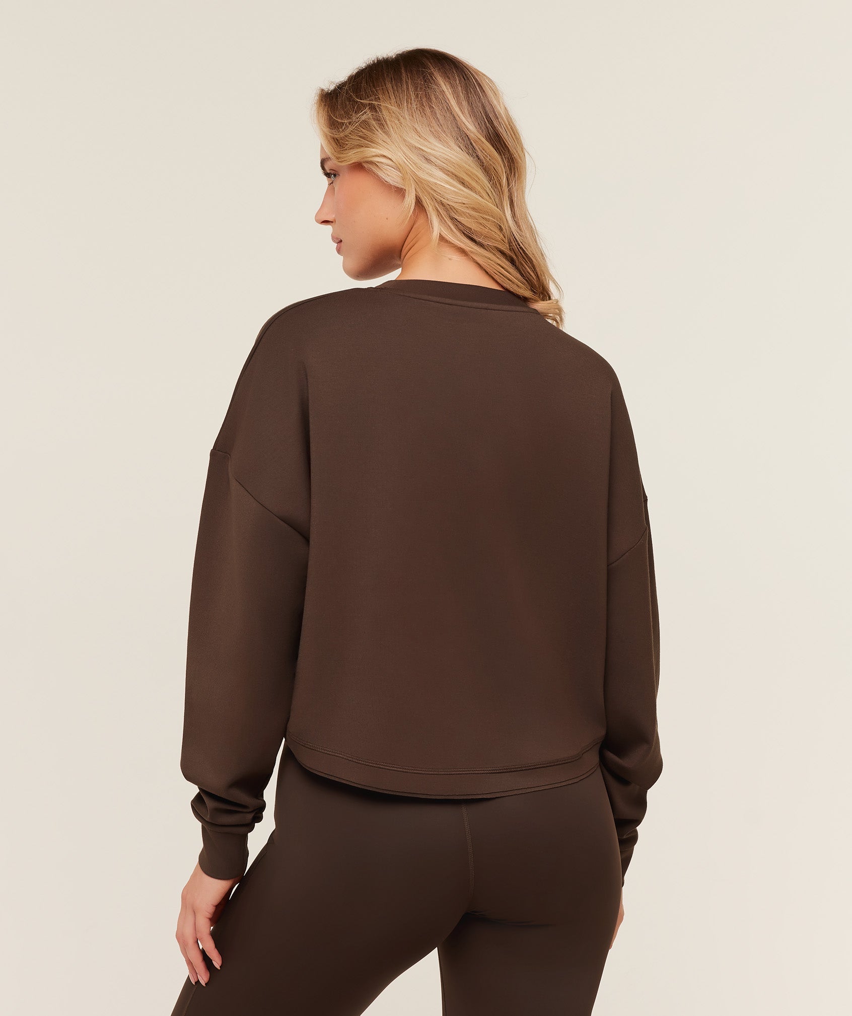 Gymshark Flow Long Sleeve Top - Archive Brown