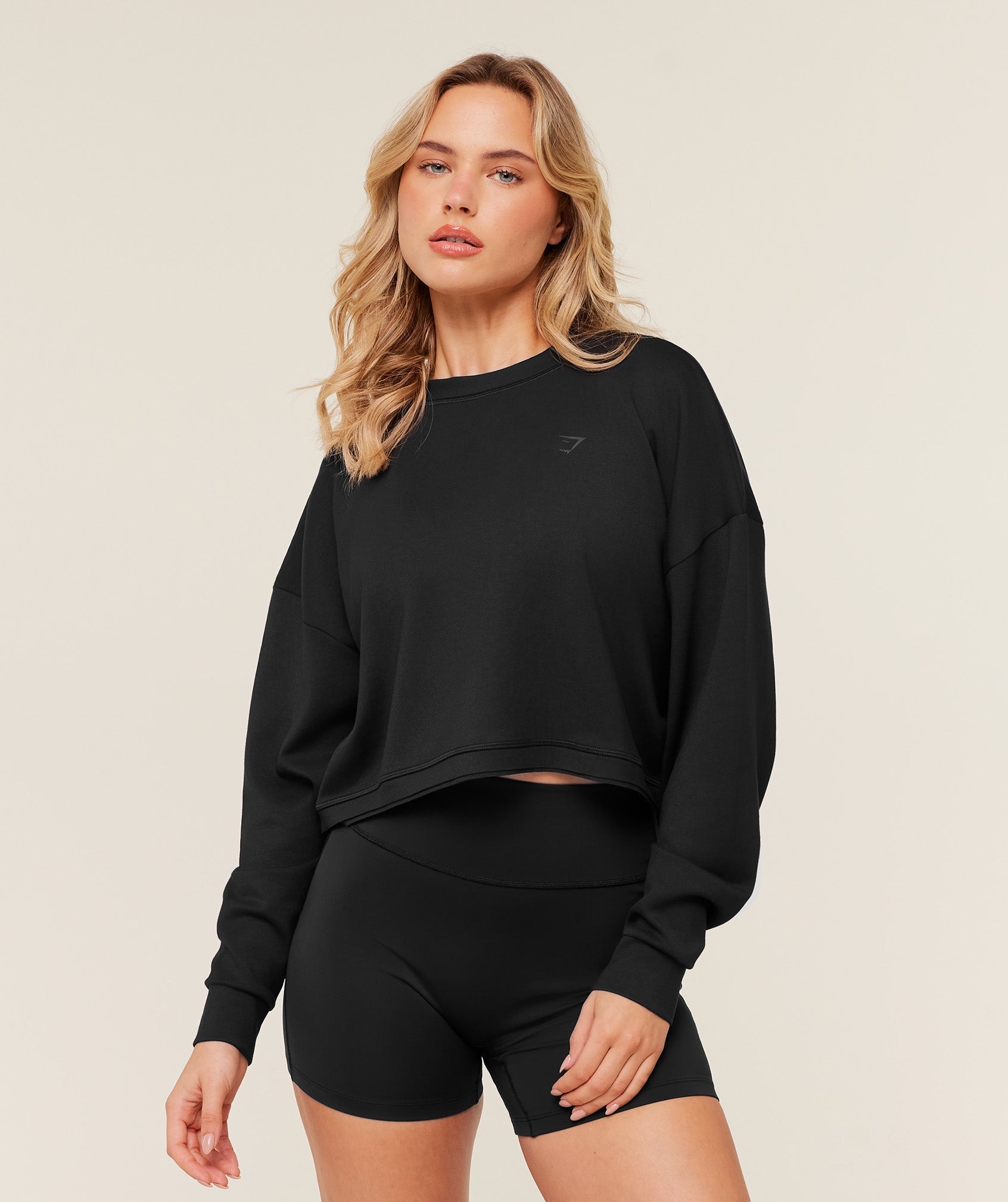 Gymshark Flow Long Sleeve Top - GS Black