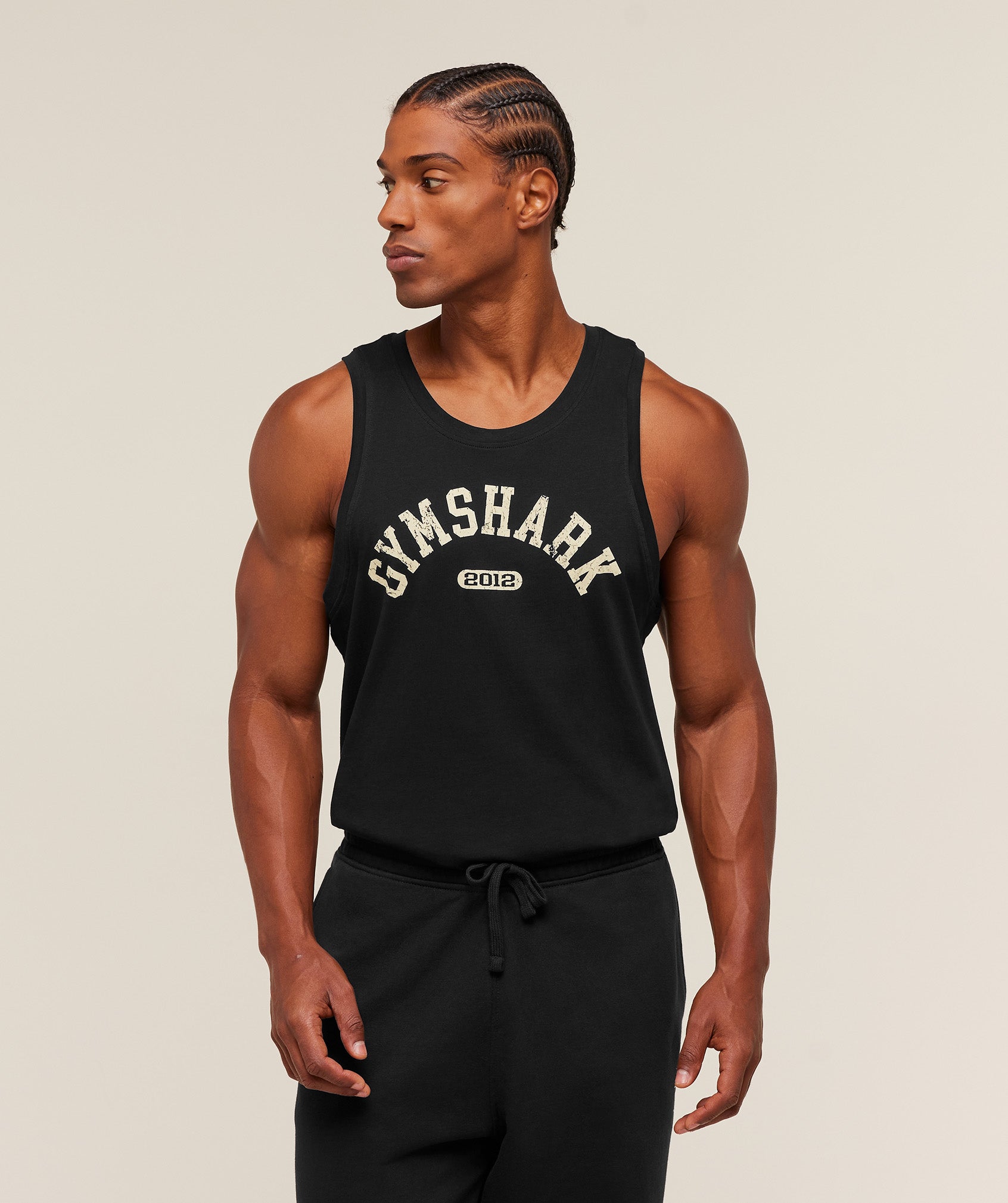 Gymshark 2012 Strength Tank - Black