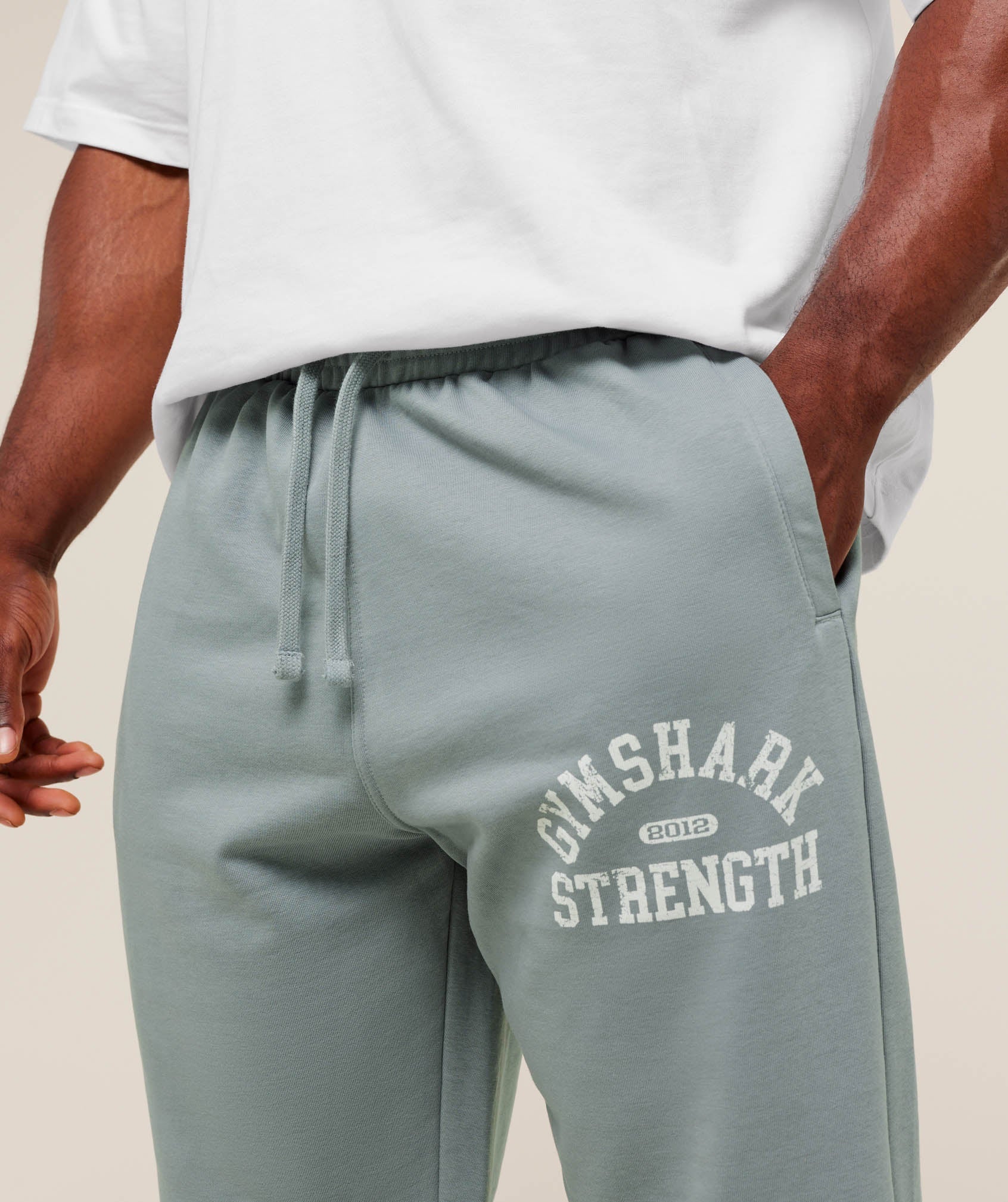 Gymshark 2012 Strength Joggers - Denim Grey