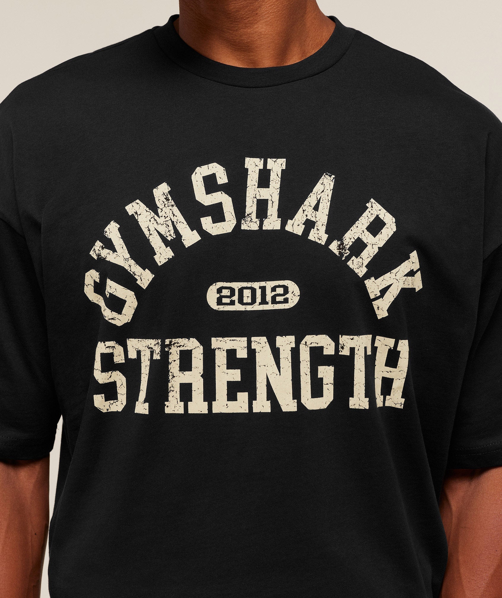 Gymshark 2012 Strength T-Shirt - Black