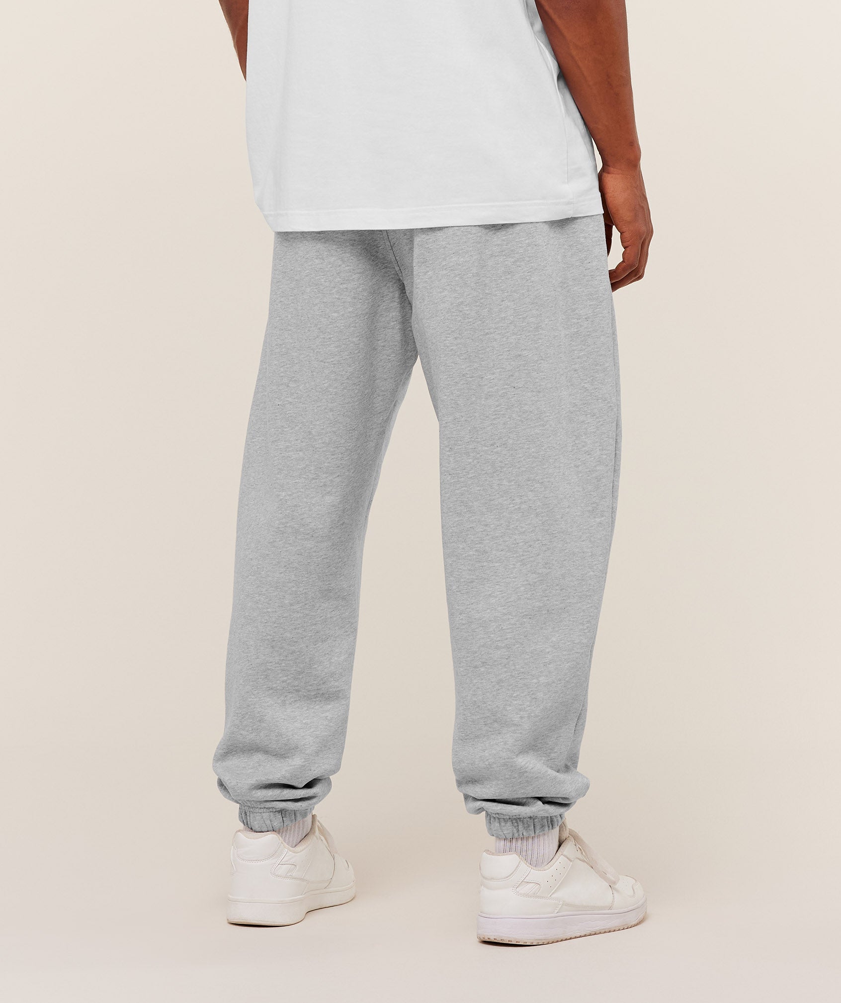 Gymshark Athletic Division Graphic Jogger - Light Grey Core Marl