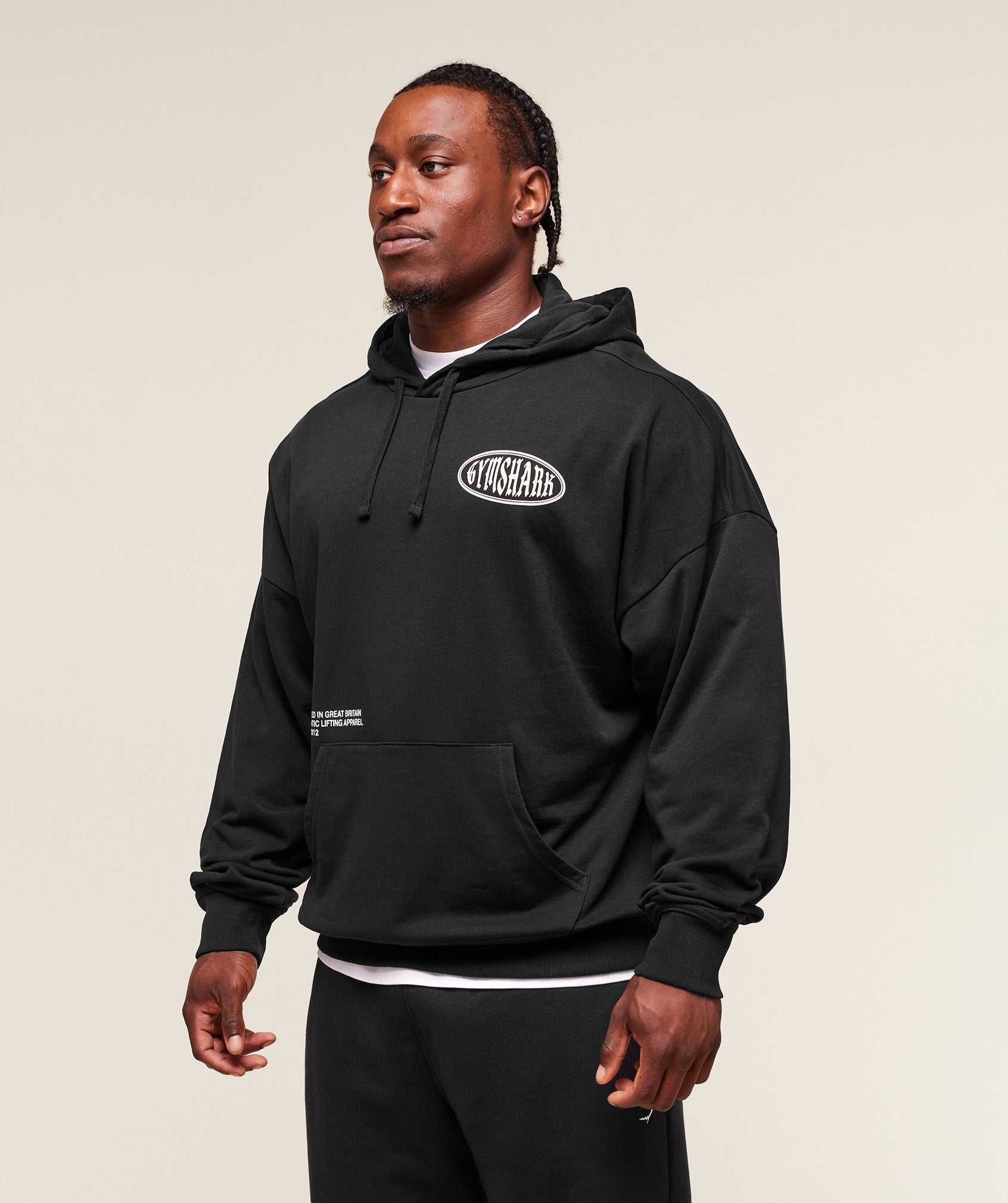 Gymshark Authentic Lifting Apparel Hoodie - Black