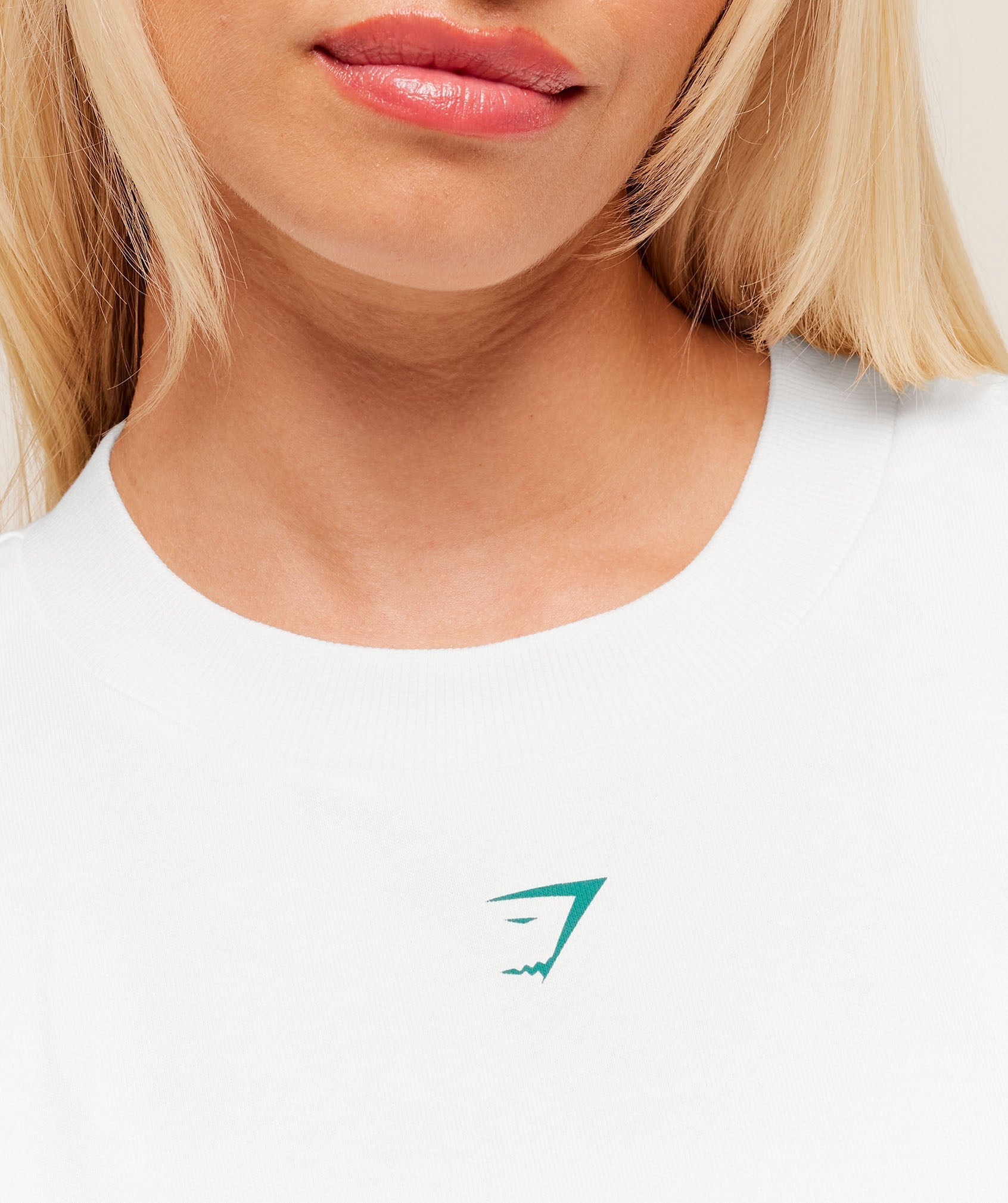 Gymshark Baking That Cake Graphic Sweatshirt - GS Soft White