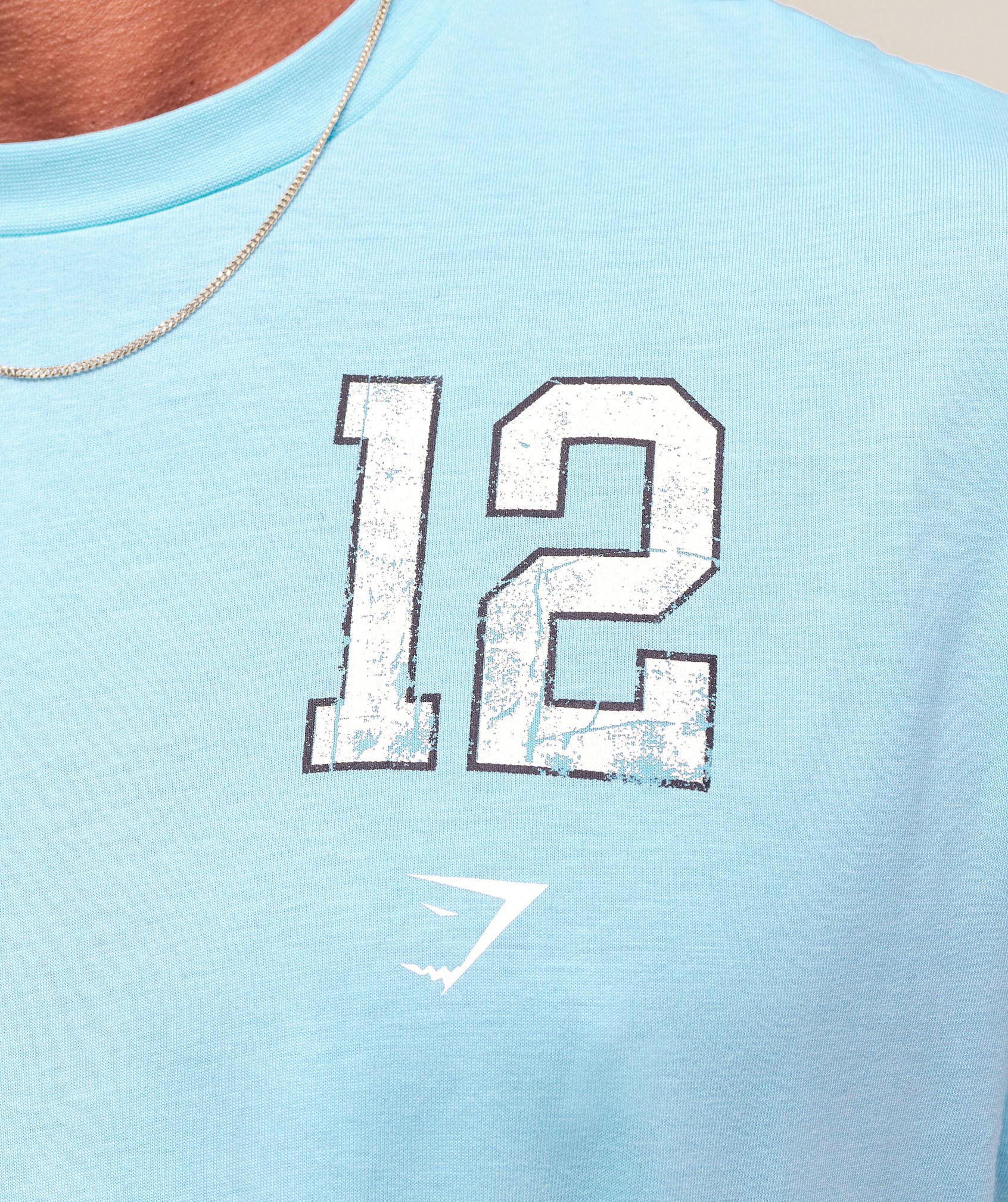 Gymshark Campus T-Shirt - Athletic Light Blue