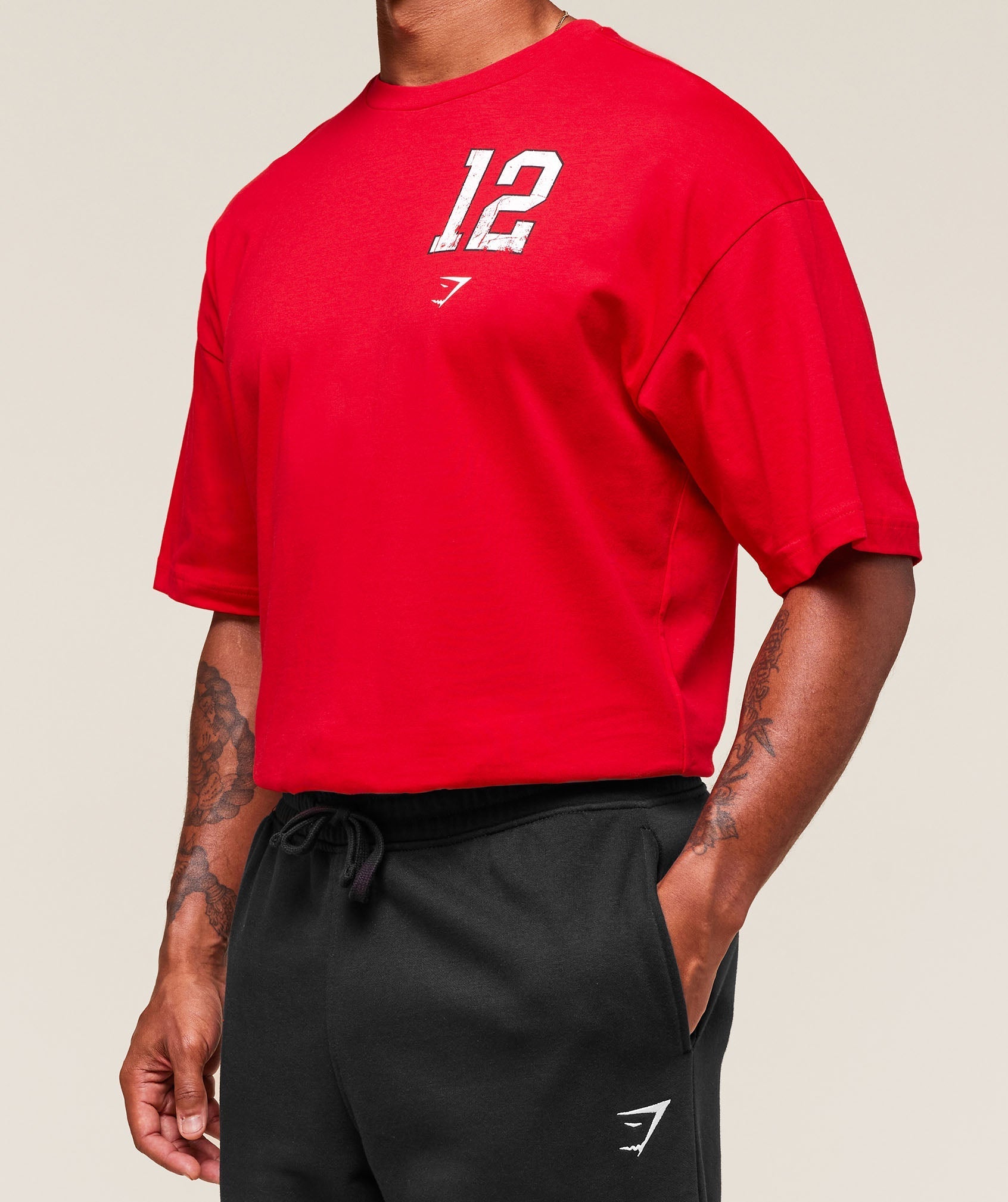 Gymshark Campus T-Shirt - Athletic Red