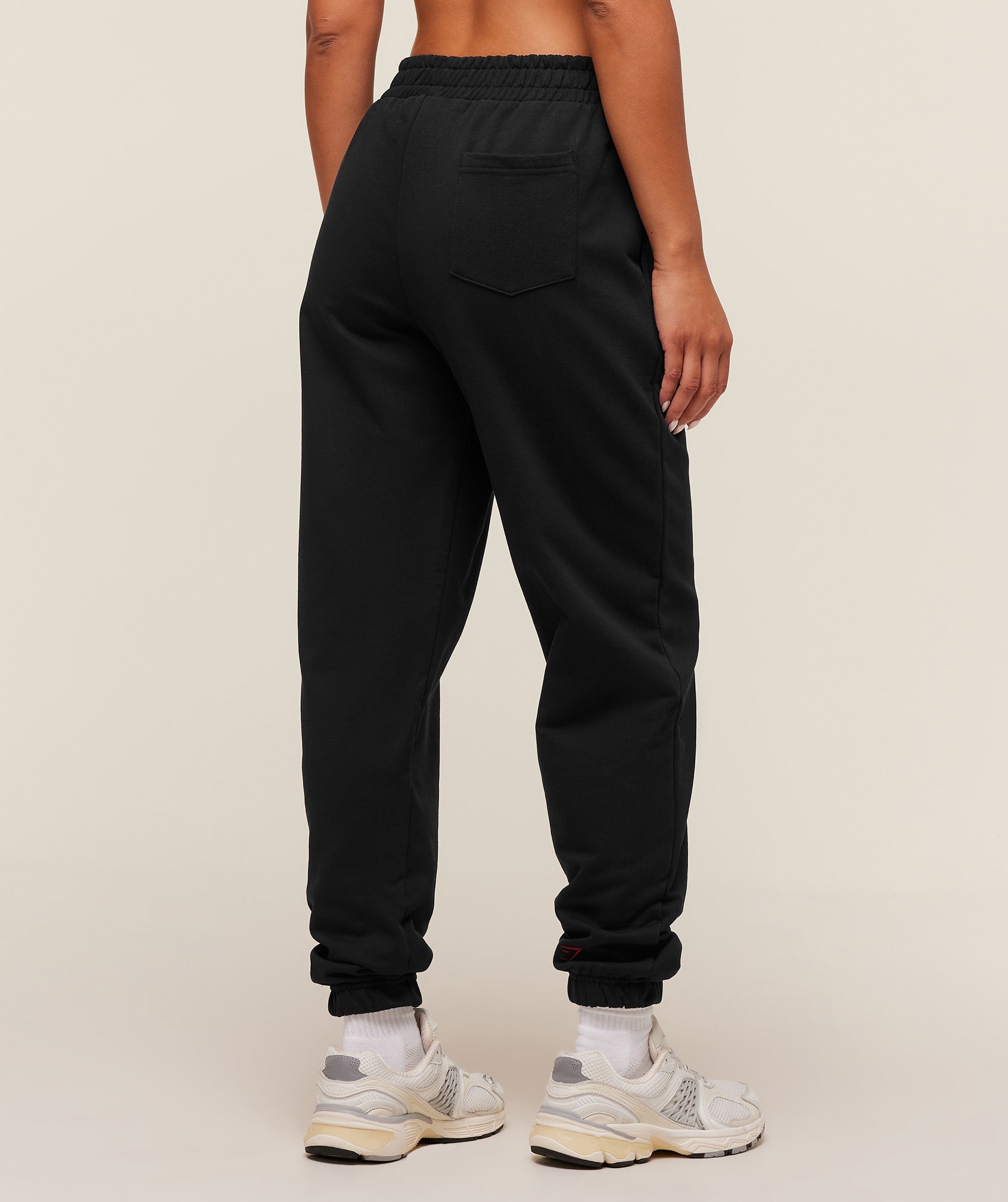 Gymshark Collegiate Graphic Joggers - Black