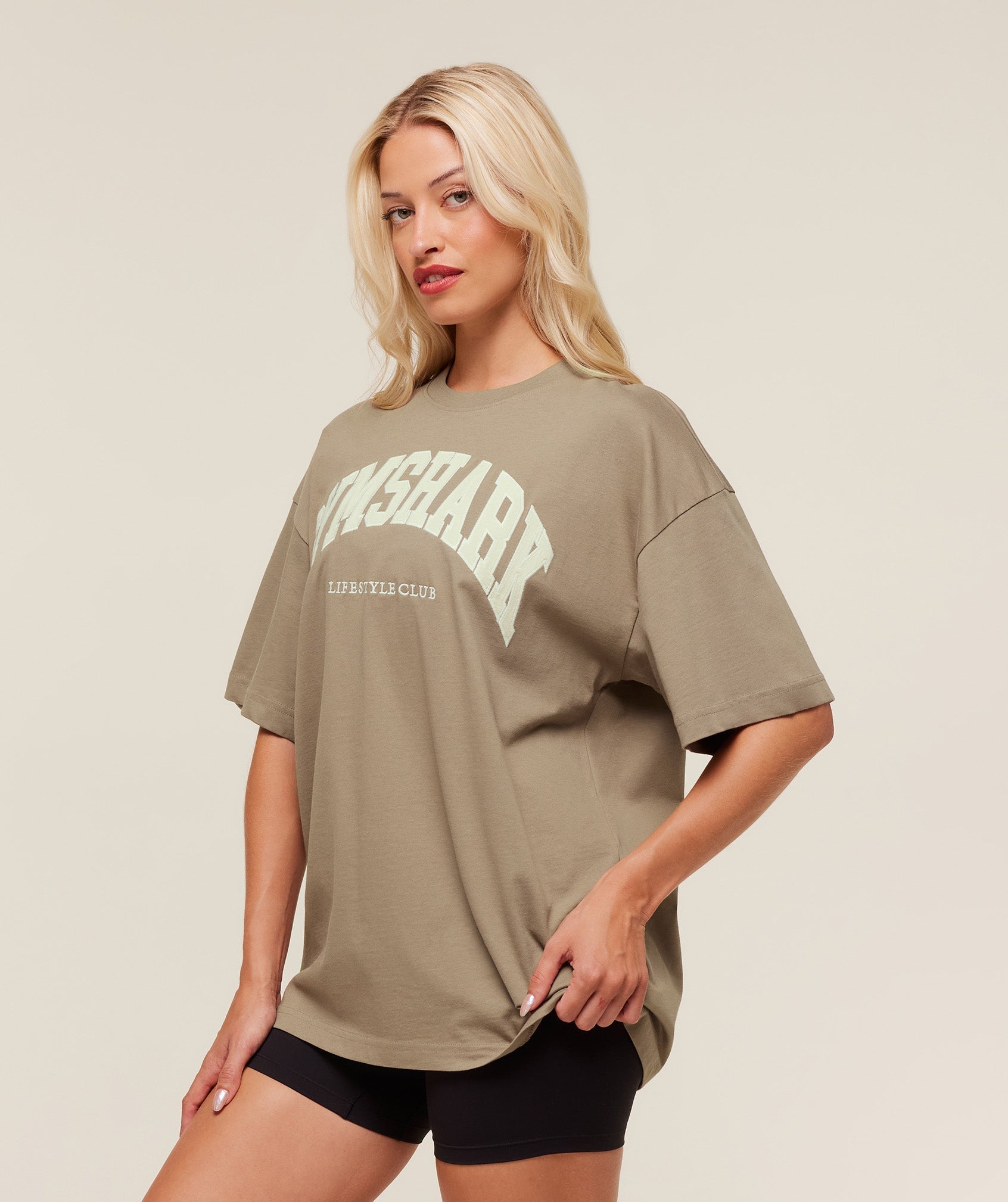 Gymshark Collegiate Graphic T-Shirt - Lifestyle Brown