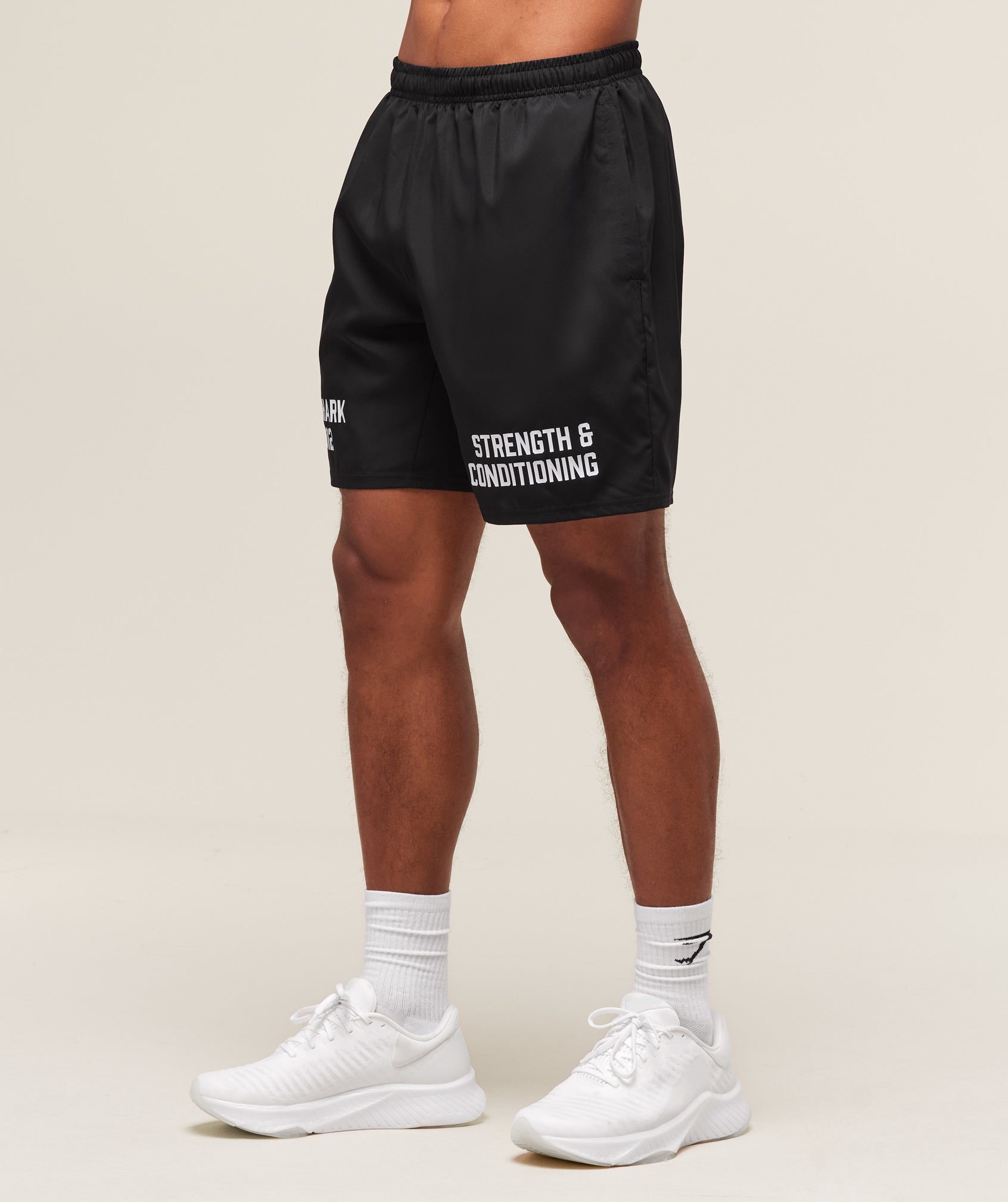 Gymshark S&C Graphic 7" Shorts - Black