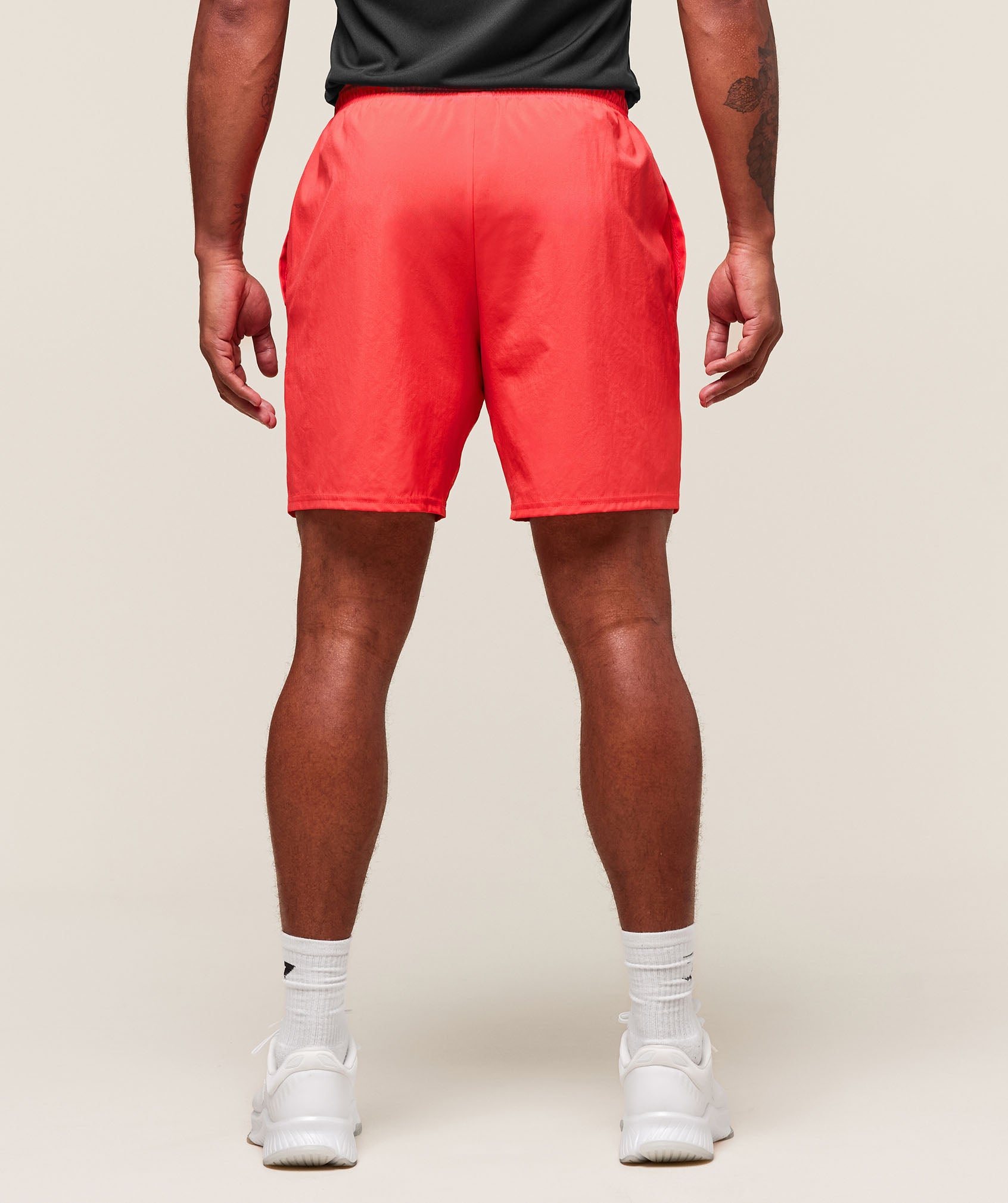 Gymshark Hybrid Athlete 7" Shorts - Coral Red