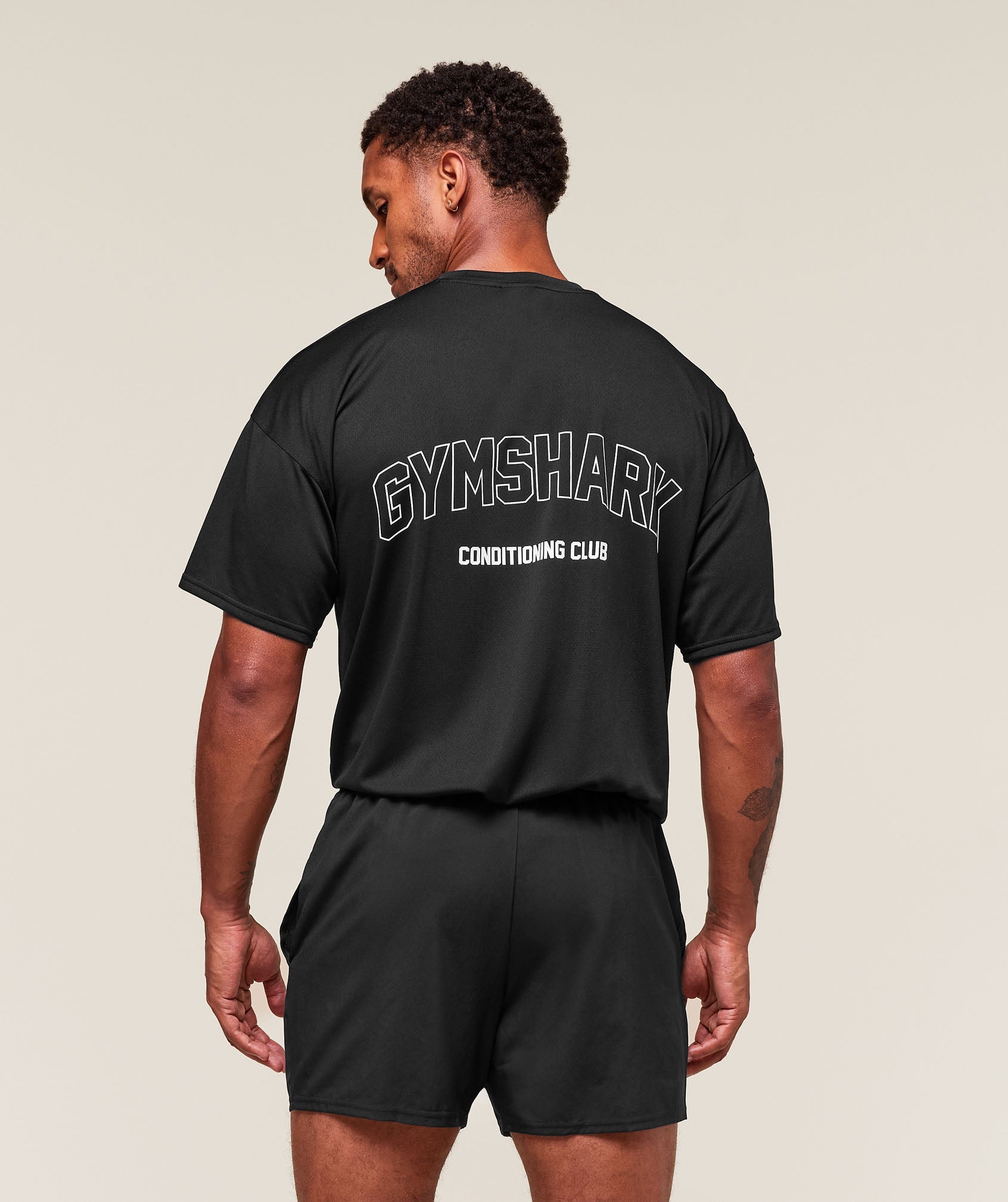 Gymshark Hybrid Athlete T-Shirt - Black