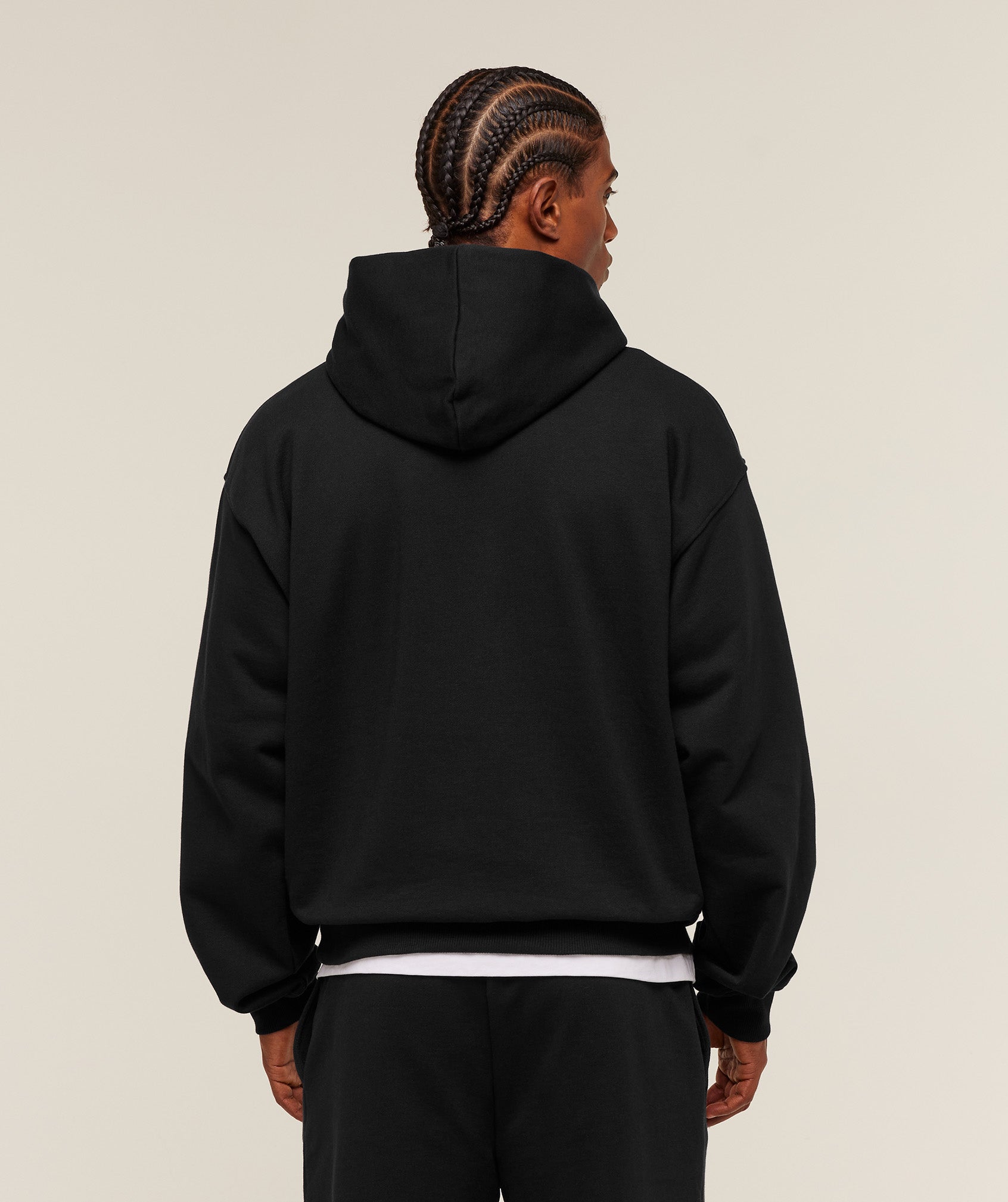 Gymshark Embossed Boxy Hoodie - Black