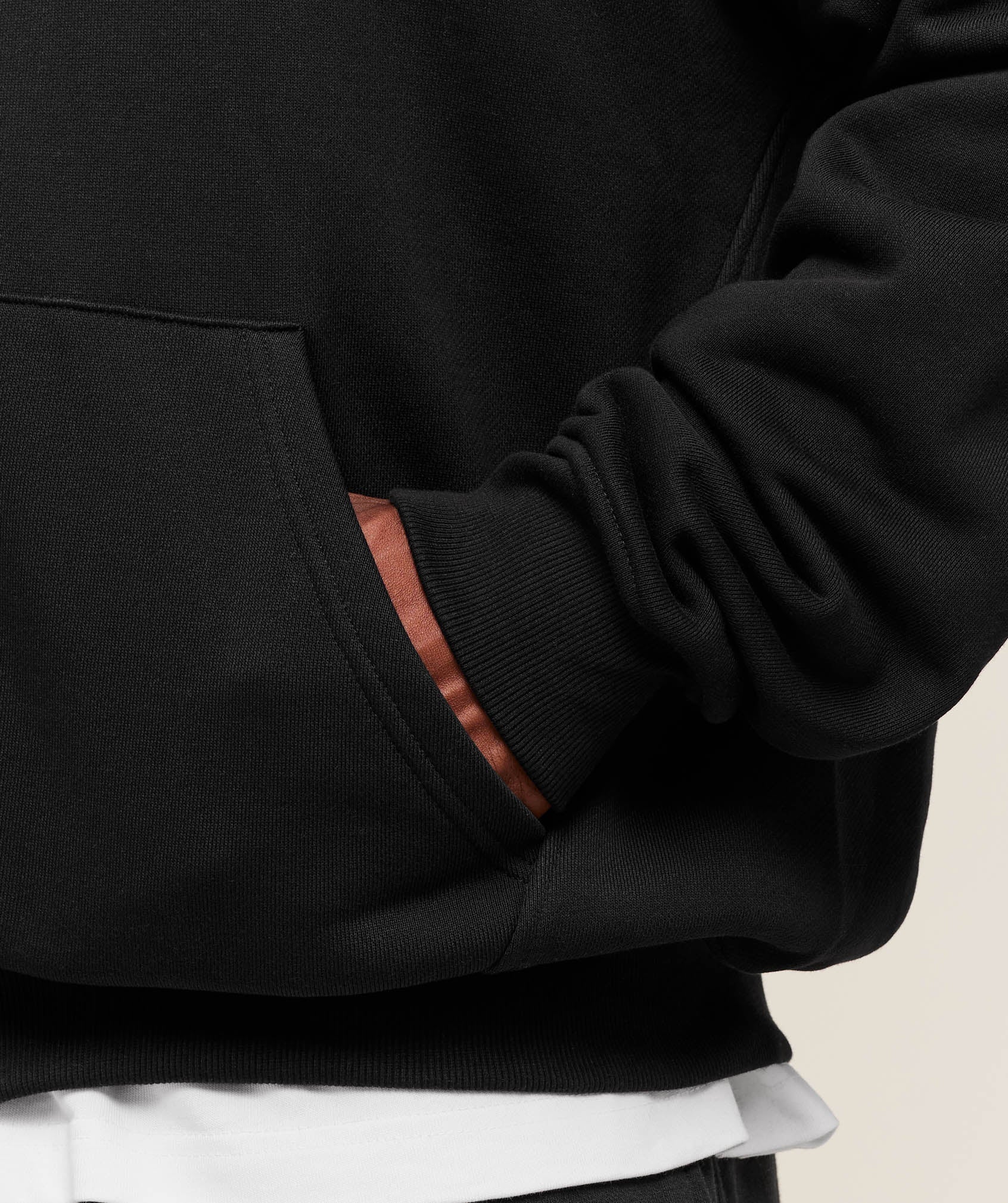 Gymshark Fade Graphic Zip Up Hoodie - Black