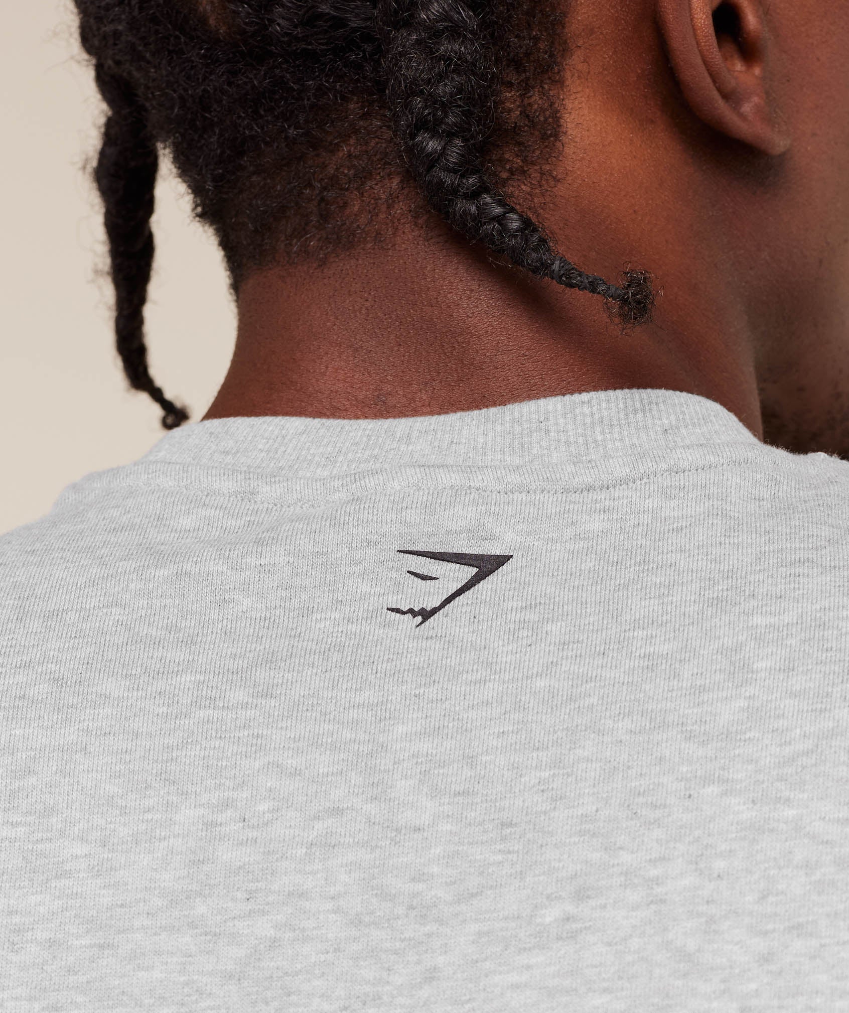 Gymshark Fade Graphic Tank - Light Grey Core Marl