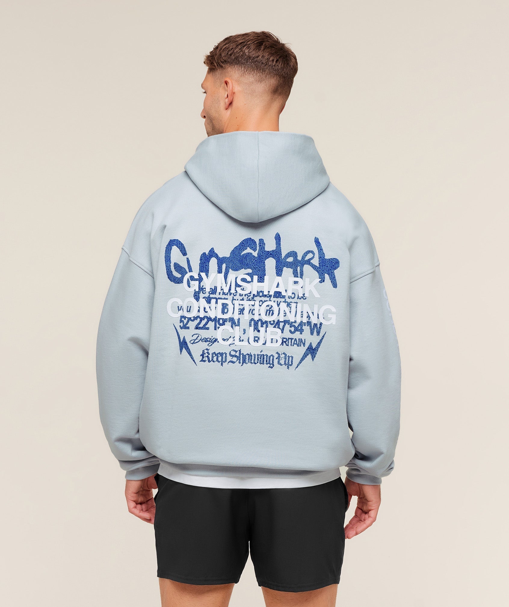 Gymshark GSCC Hoodie - Smoke Blue