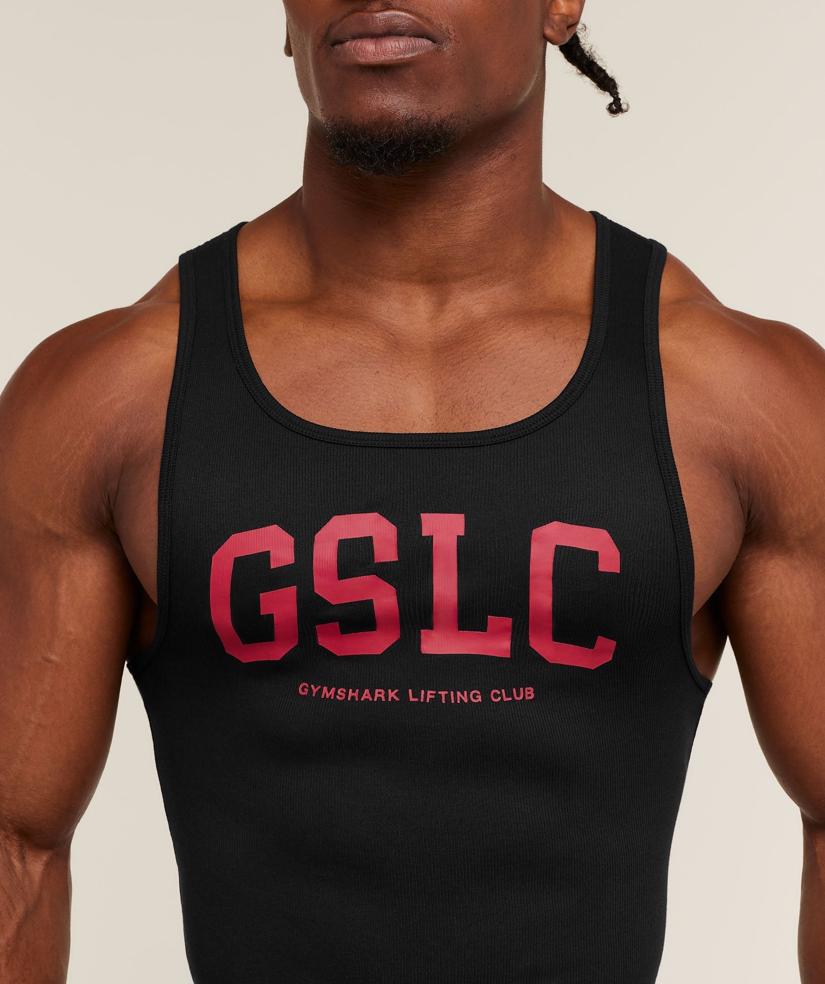 Gymshark GSLC Ribbed Tank - Black