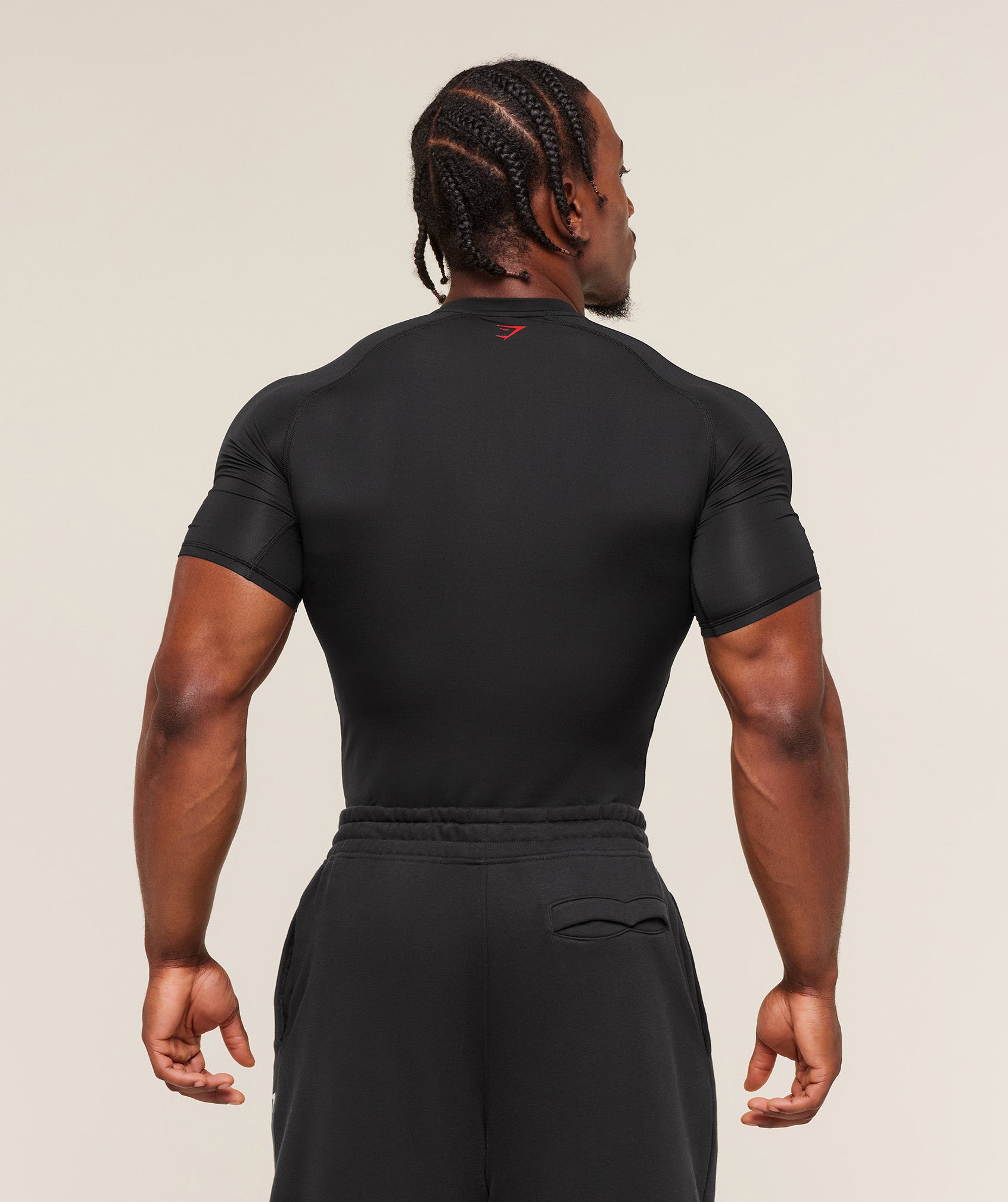 Gymshark Graphic Baselayer T-Shirt - Black