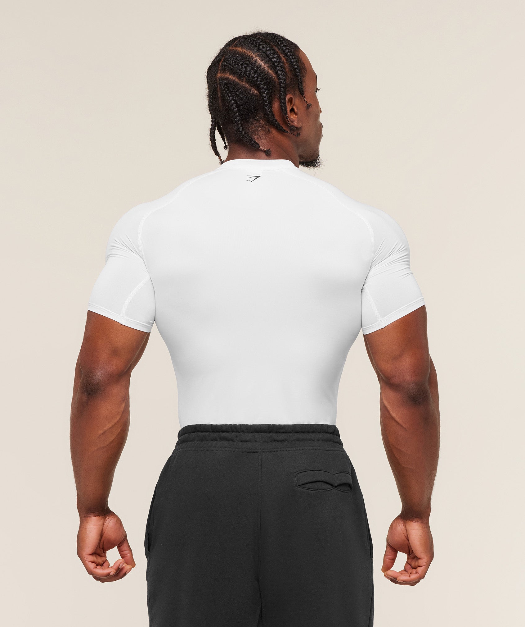 Gymshark Graphic Baselayer T-Shirt - White