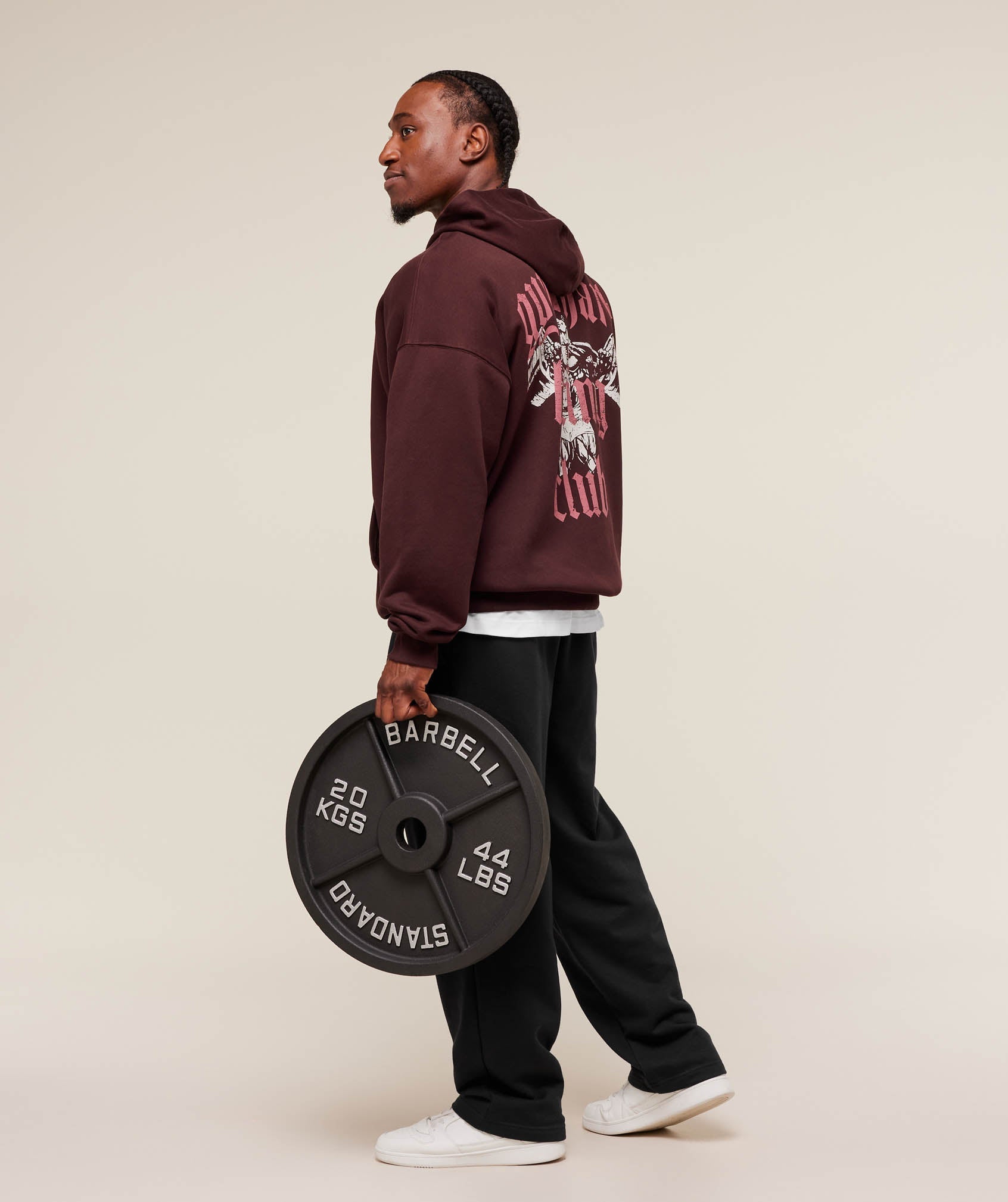 Gymshark Lifting Club Hoodie - Rich Maroon