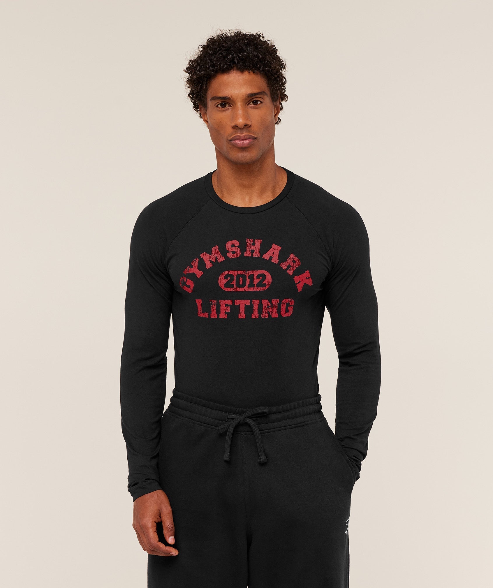 Gymshark Lifting Long Sleeve T-Shirt - Black