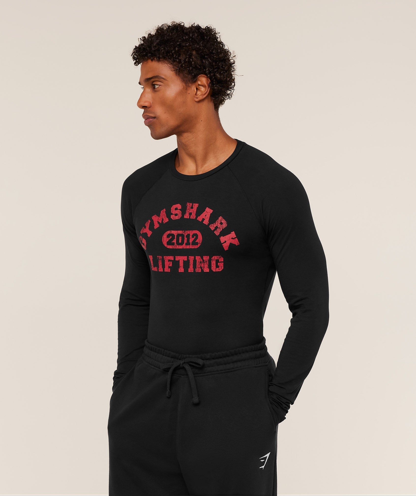 Gymshark Lifting Long Sleeve T-Shirt - Black