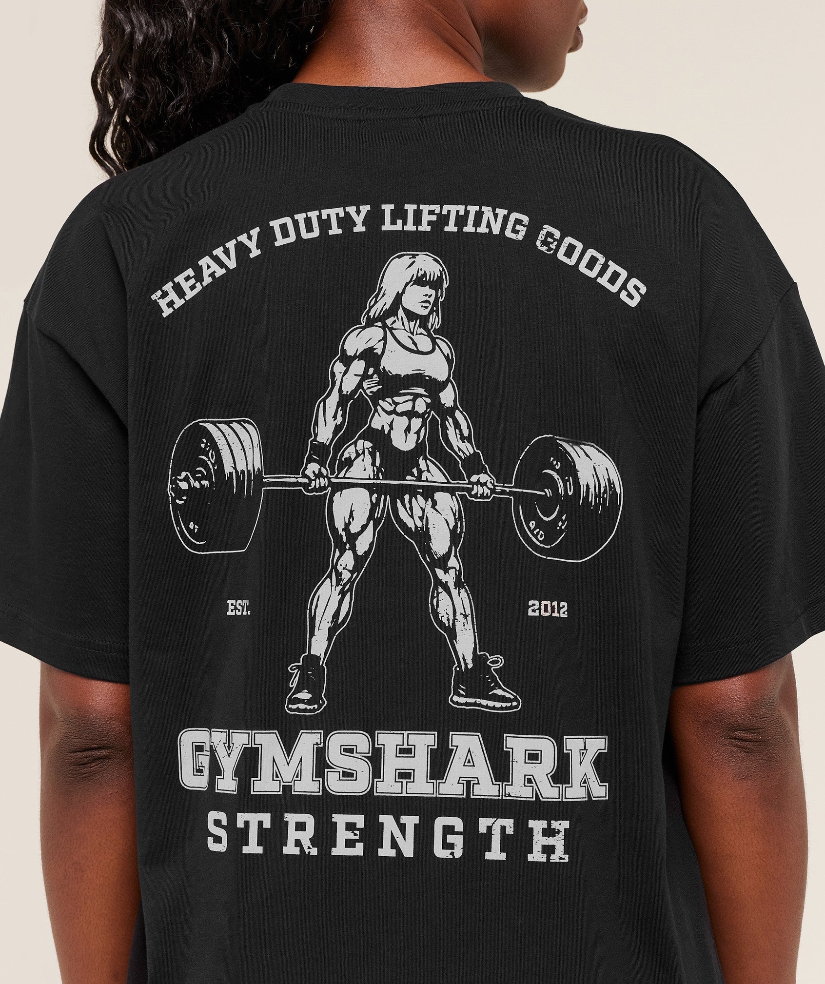 Gymshark Strength Graphic T-Shirt - Black