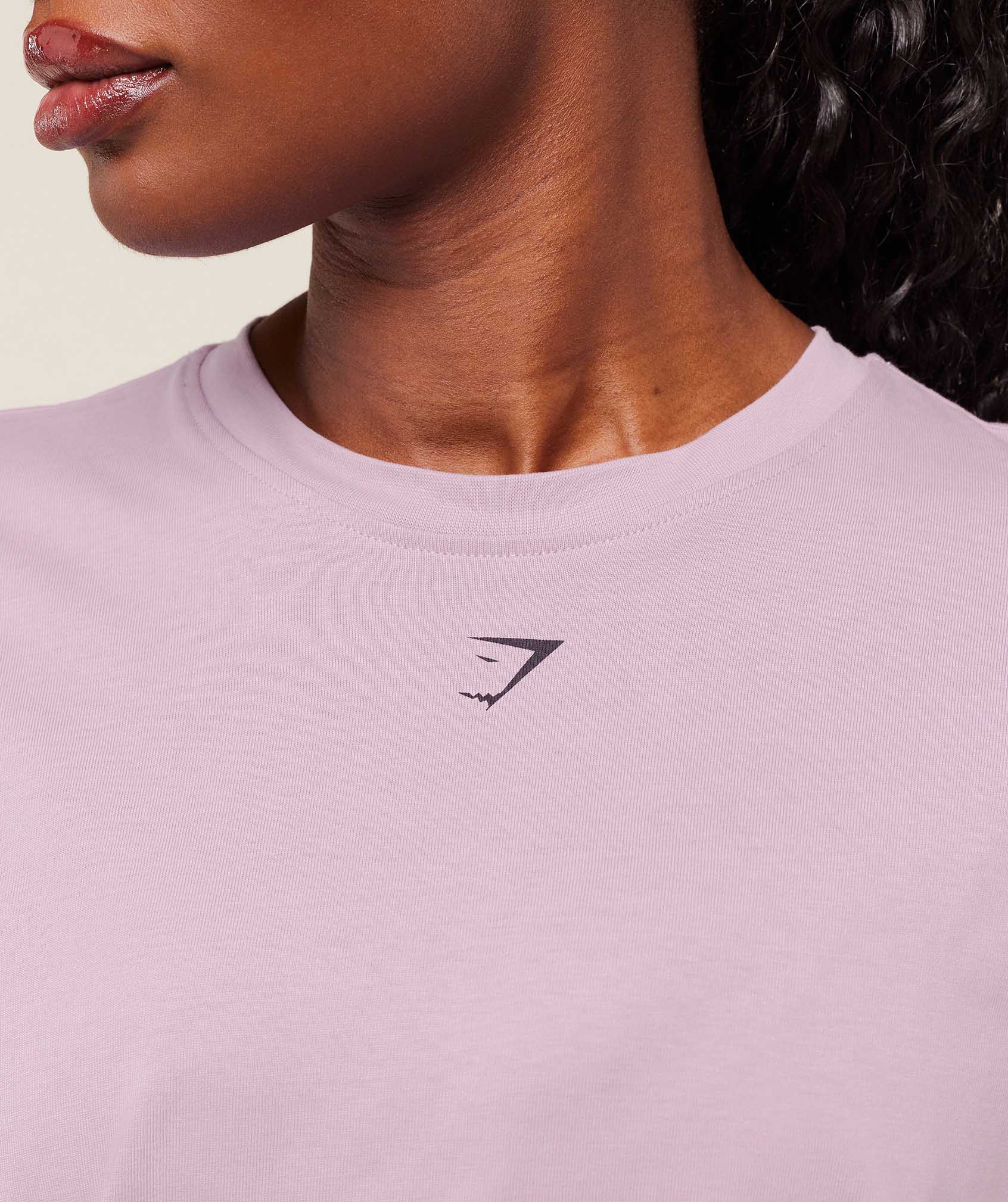 Gymshark Gymshark Strength Graphic T-Shirt - Warm Lilac