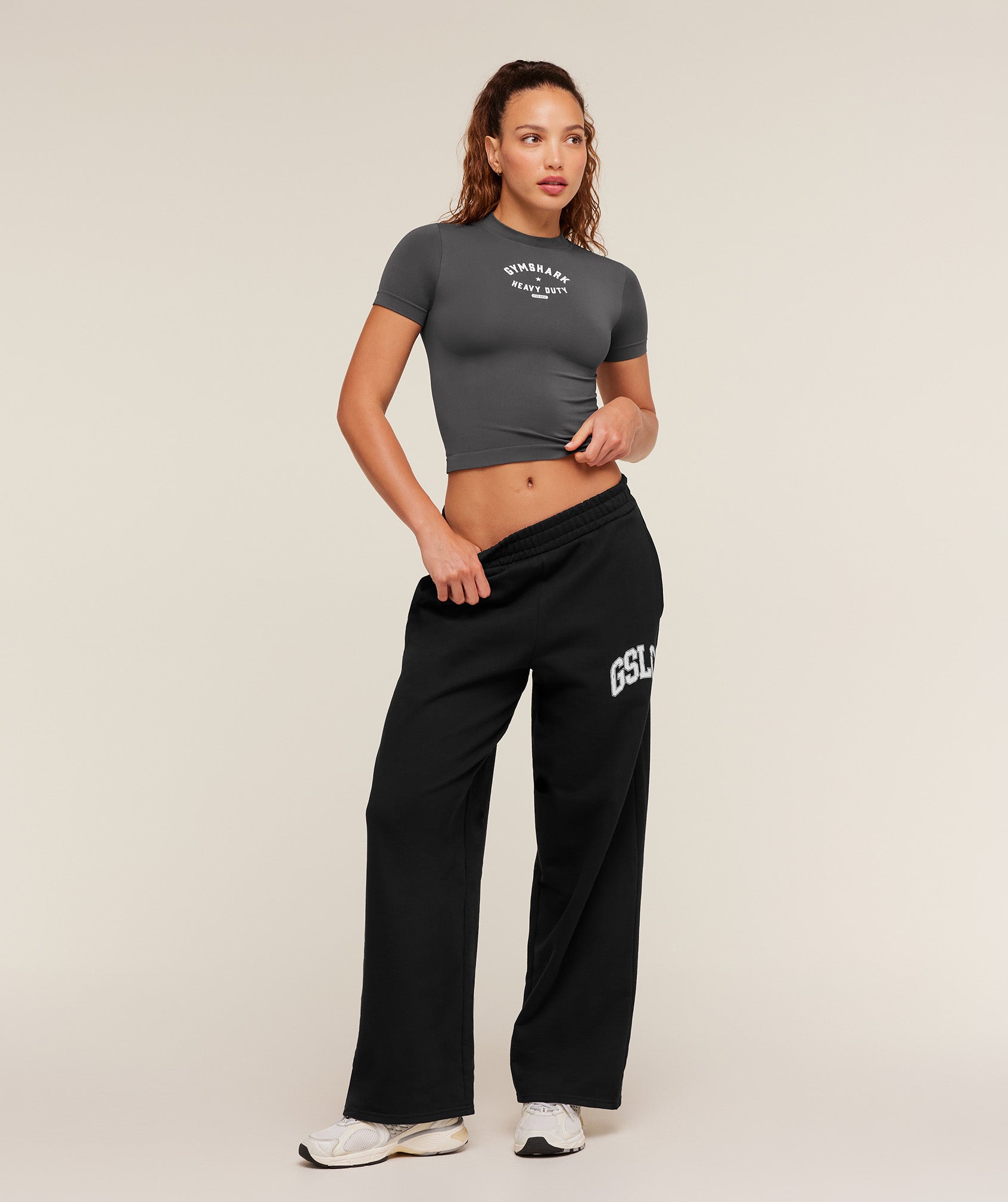 Gymshark Heavy Duty Seamless T-Shirt - Onyx Grey